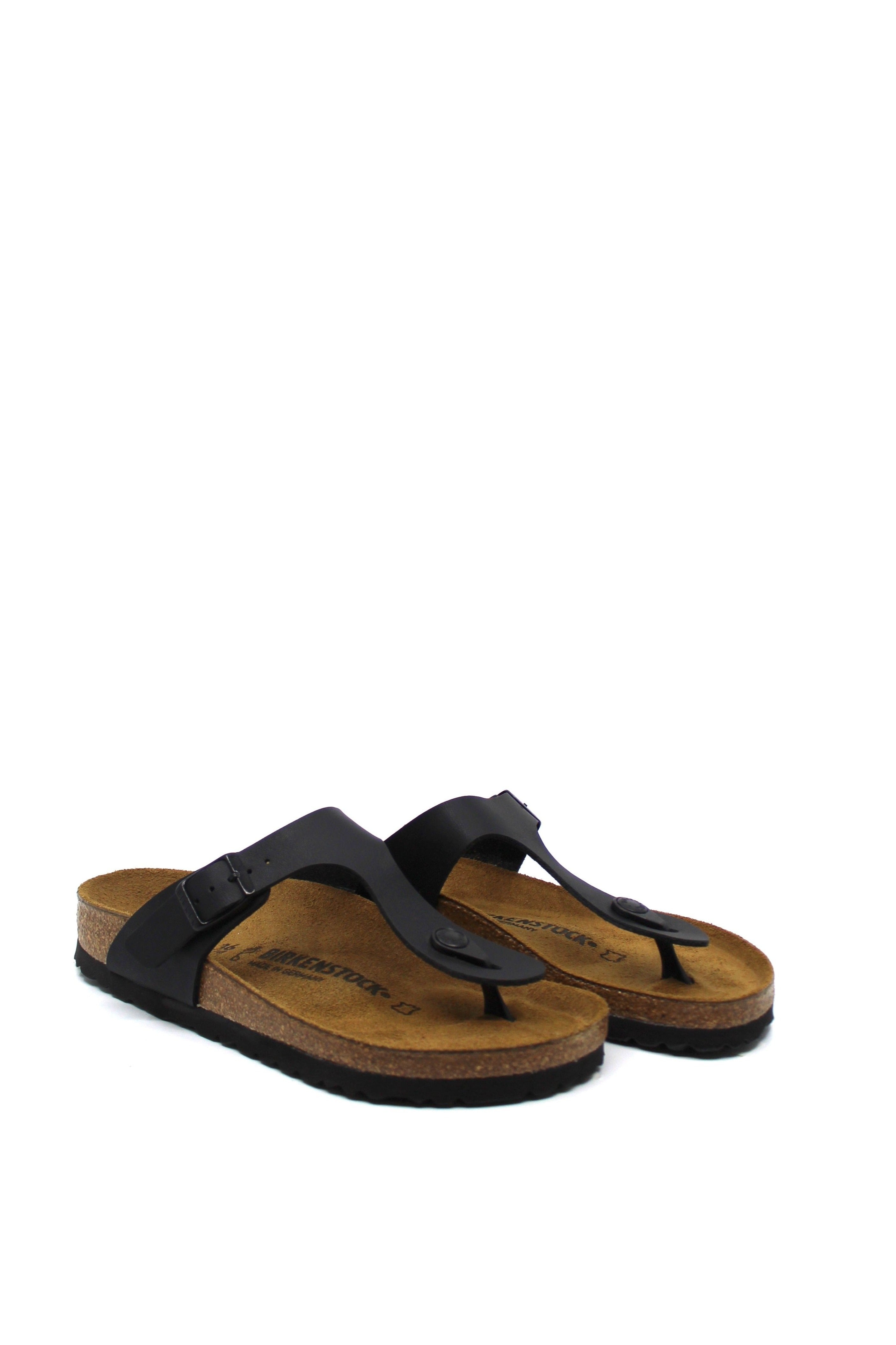 Birkenstock Gizeh Black Birko-Flor Regular Width by Dear Lucy