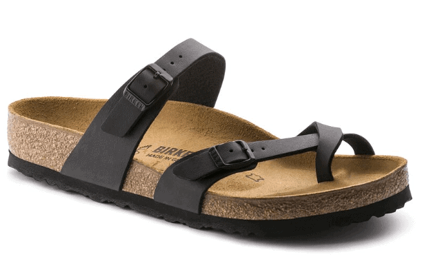 Birkenstock Mayari Black Birko-Flor Regular Width by Dear Lucy