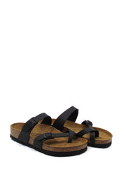 Birkenstock Mayari Black Birko-Flor Regular Width by Dear Lucy