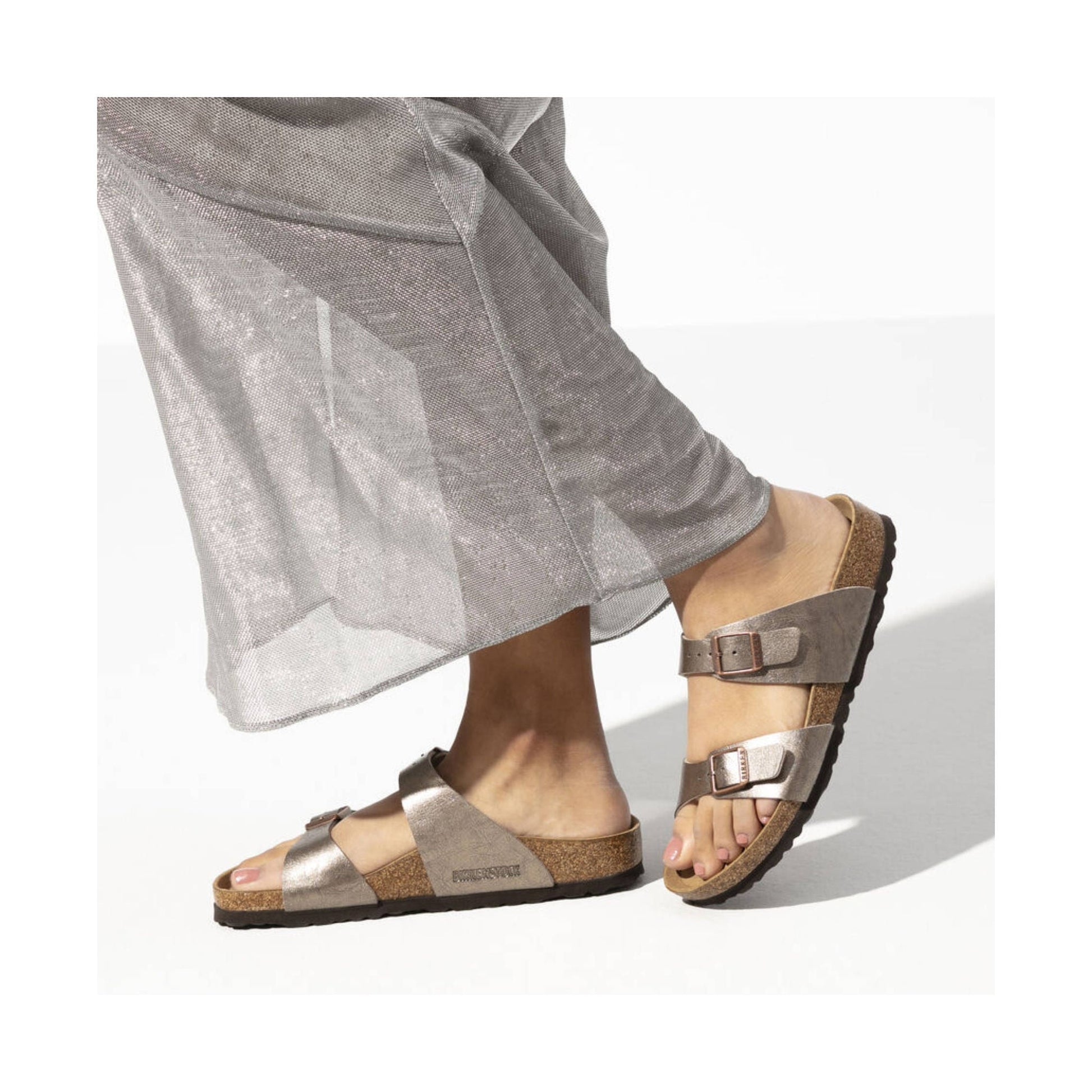 Birkenstock Sydney Sandal - Birko Flor Graceful Taupe by Lenny's Shoe & Apparel