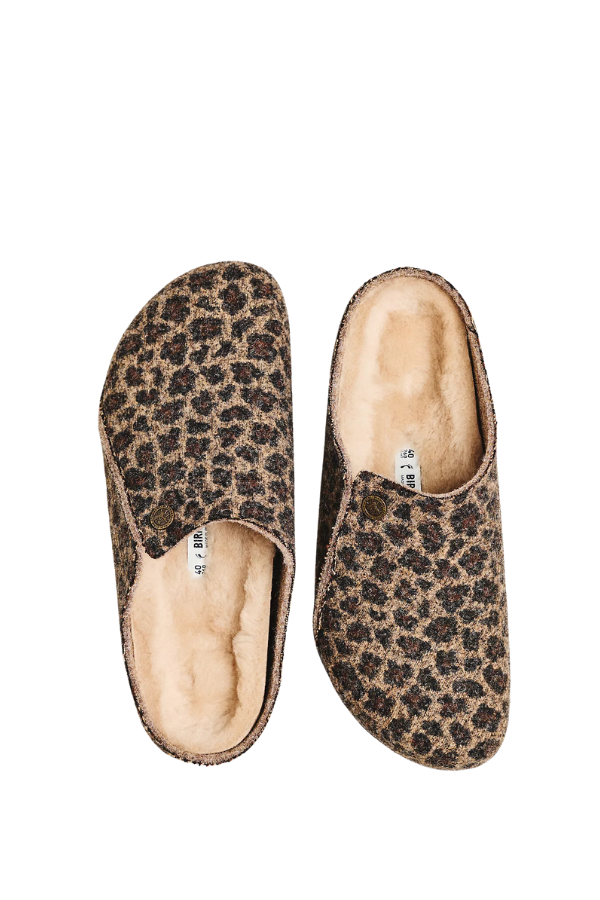 Birkenstock Zermatt Shearling Leo Toffee/Sandcastle Narrow