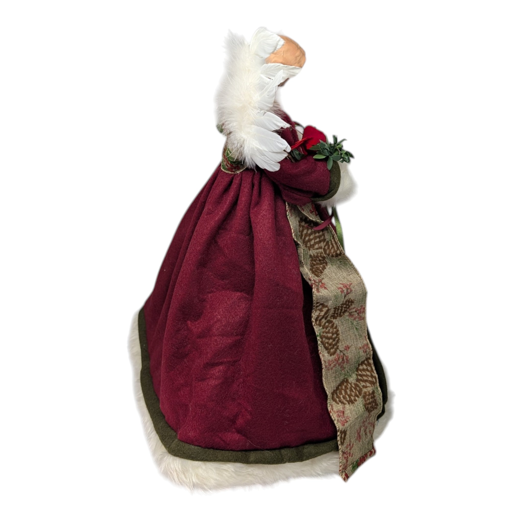 Cardinal Angel Tree Topper