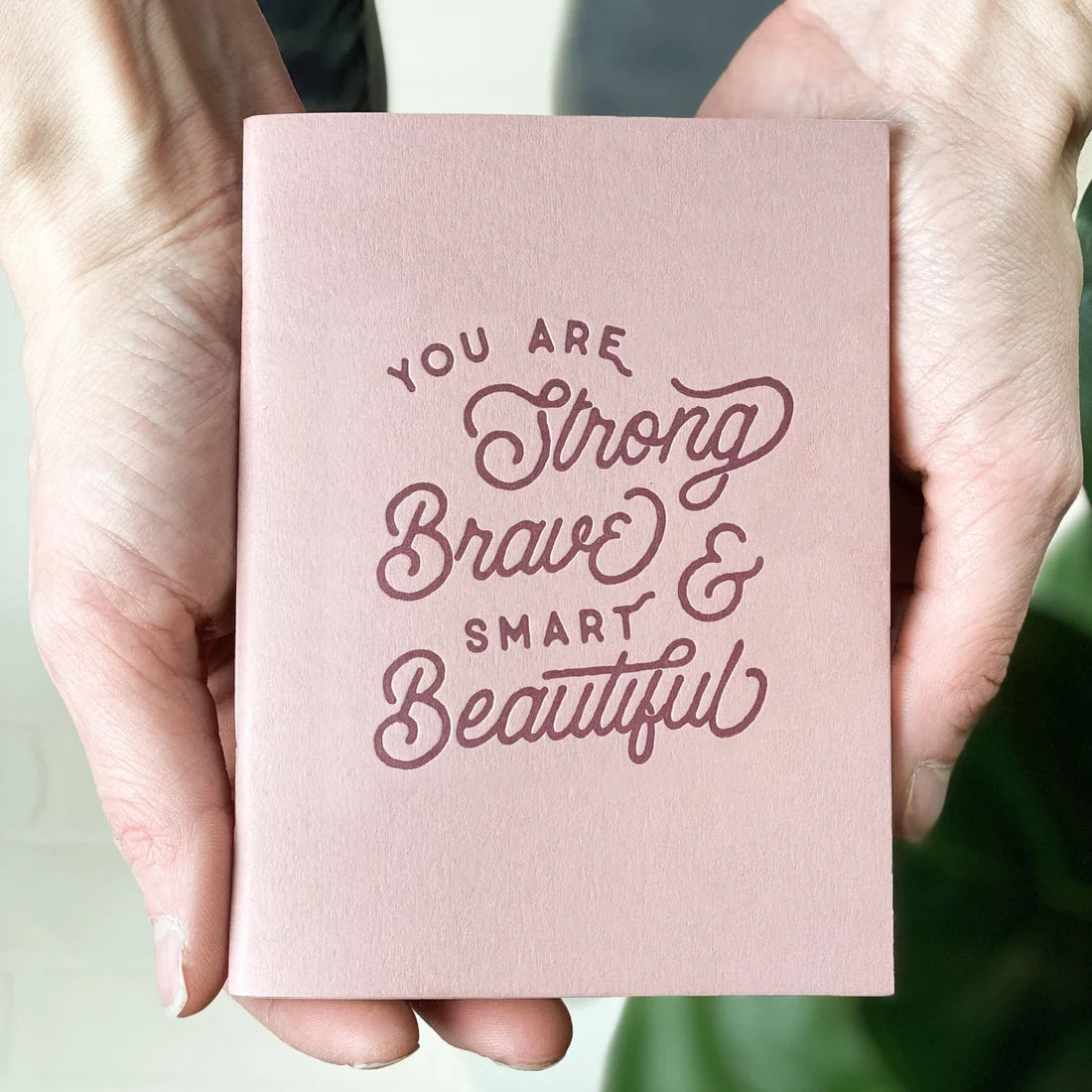 "Bloom Strong, Brave, and Beautiful" Set of 2 Pocket Notebooks
