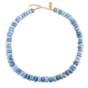 Blue Opal Collar Necklace by elliparr