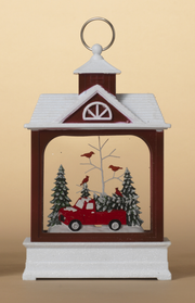 Spinning Barn Waterglobe -  Pickup Truck
