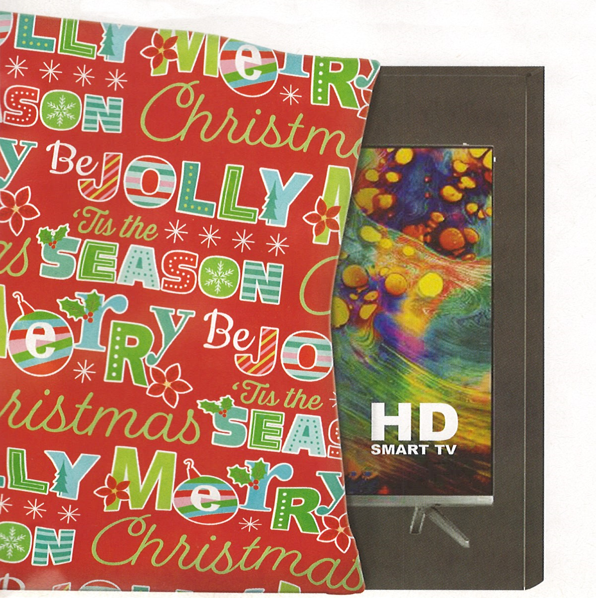 Massive TV or Bike Gift Bag - Christmas Joy