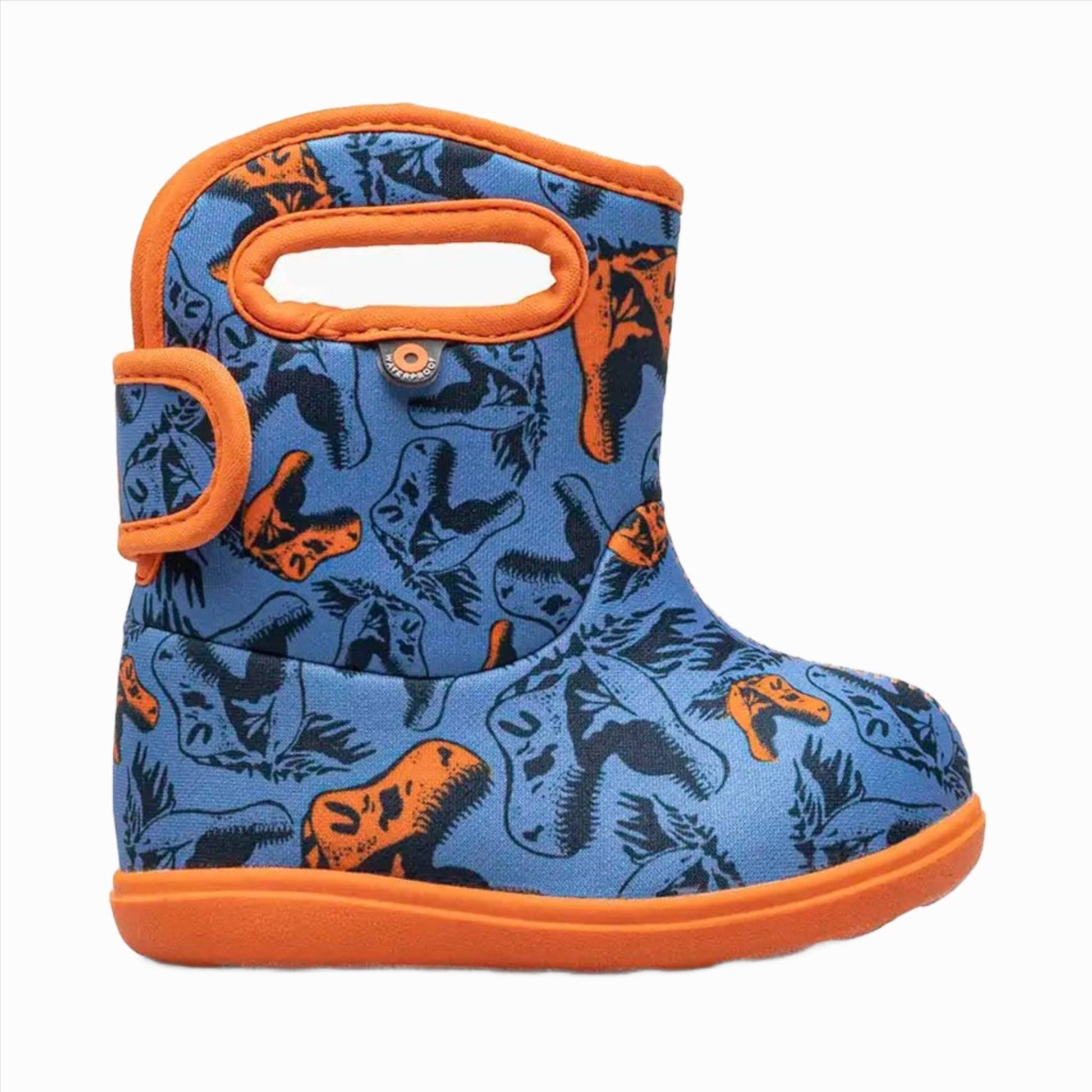 Bogs Baby II Cool Dino Rain Boot - Blue Multi by Lenny's Shoe & Apparel