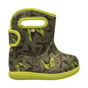 Bogs Baby II Cool Dino Rain Boot - Dark Green Multi by Lenny's Shoe & Apparel