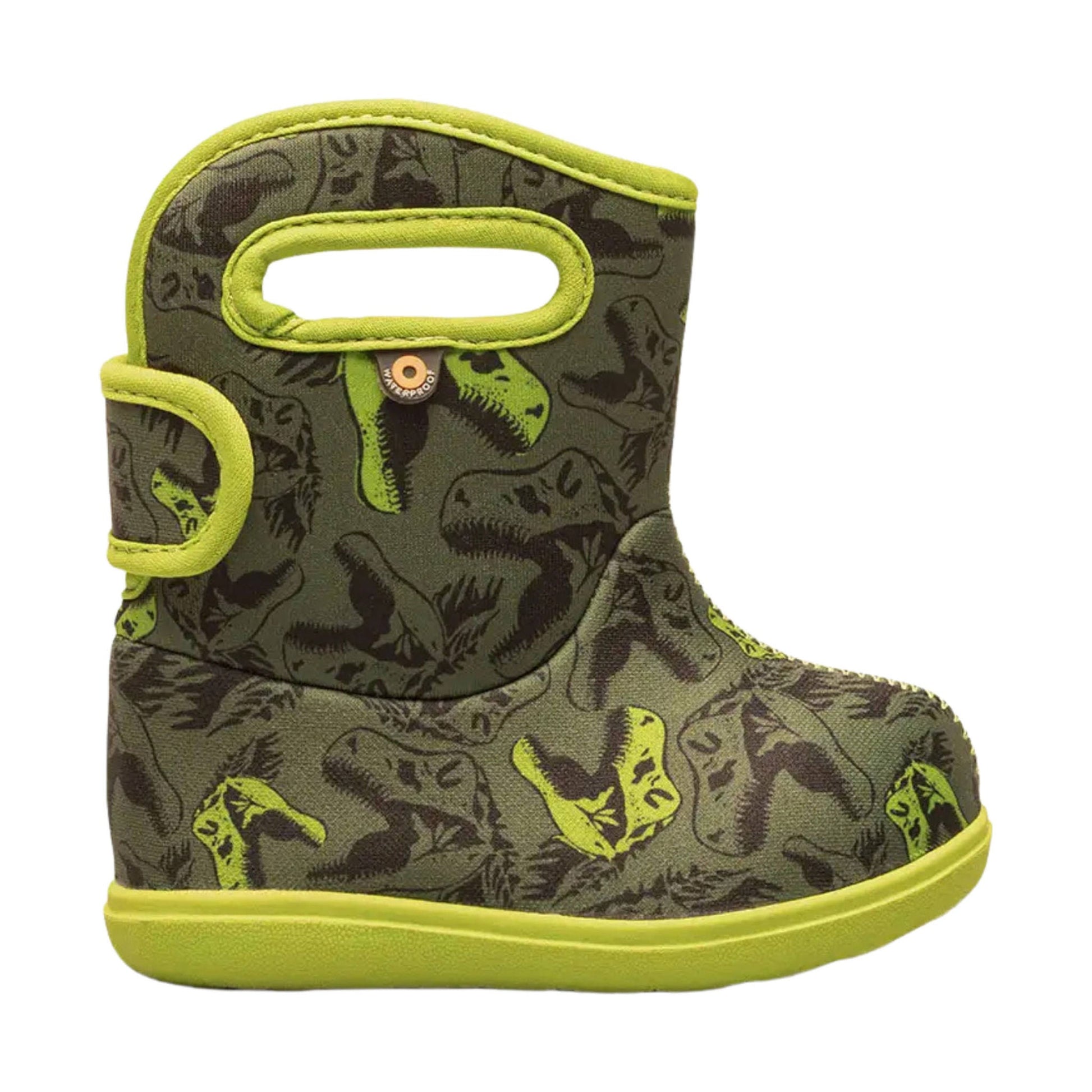 Bogs Baby II Cool Dino Rain Boot - Dark Green Multi by Lenny's Shoe & Apparel