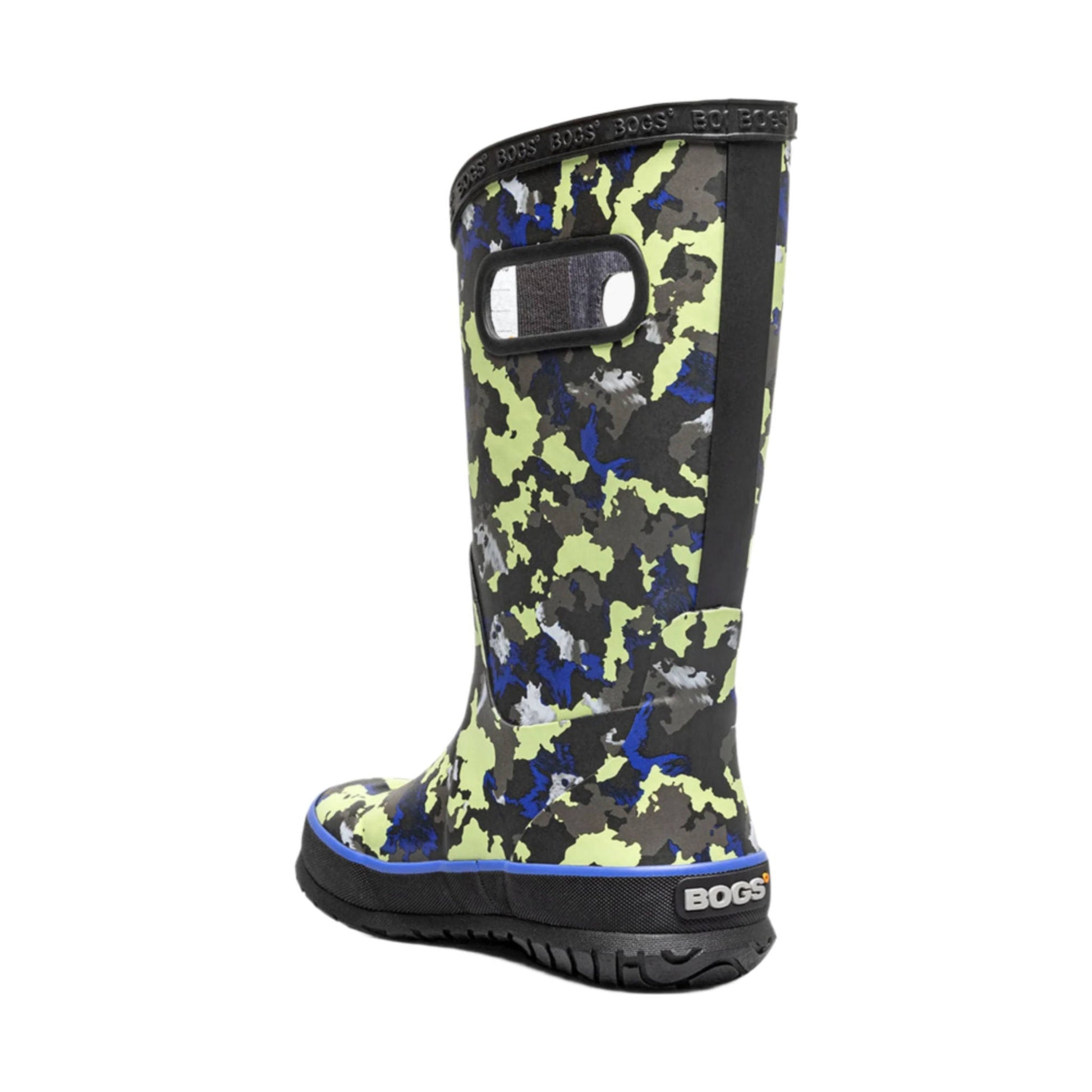 Bogs Kids' Camo Texture Rain Boots - Black Multi by Lenny's Shoe & Apparel