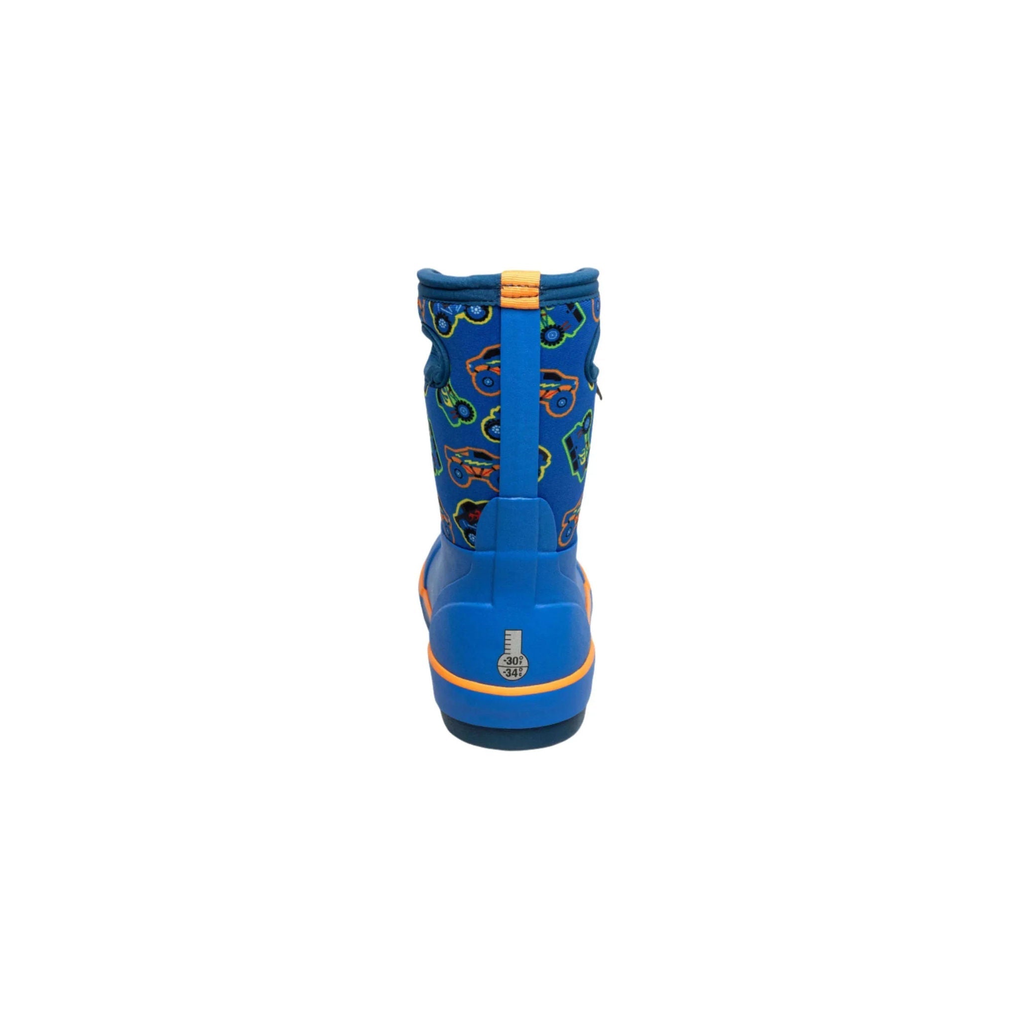 Bogs Kids' Classic II Monster Trucks Waterproof Winter Boots - Blue Multi by Lenny's Shoe & Apparel