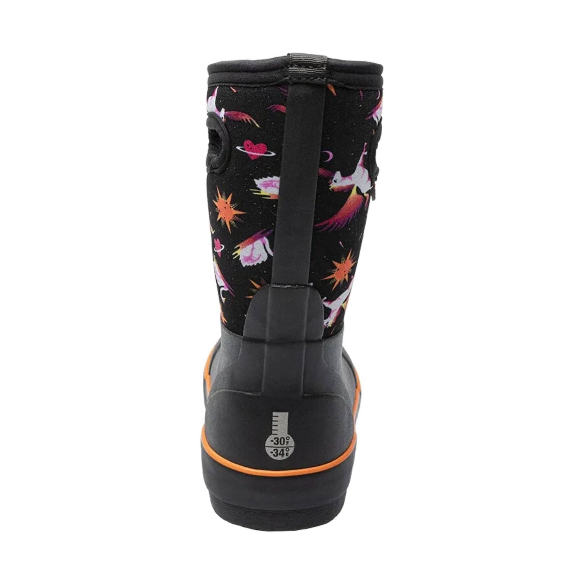 Bogs Kids' Classic II Space Pegasus Rain Boots - Black Multi by Lenny's Shoe & Apparel