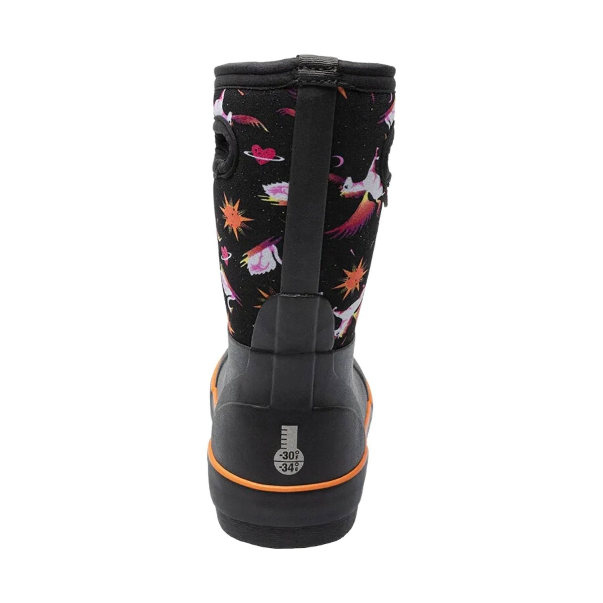Bogs Kids' Classic II Space Pegasus Rain Boots - Black Multi by Lenny's Shoe & Apparel