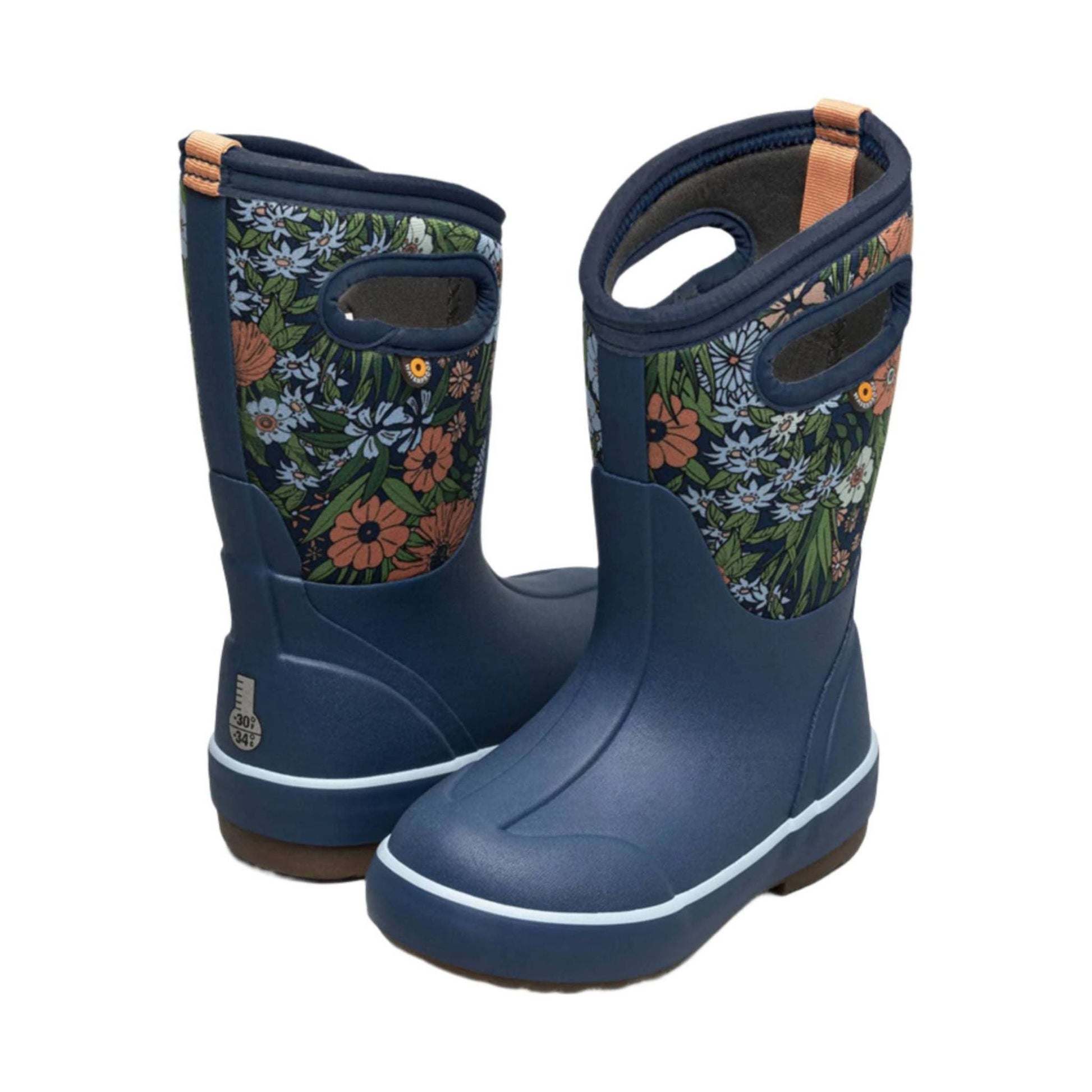 Bogs Kids' Classic II Vintage Winter Boots - Blue Multi by Lenny's Shoe & Apparel