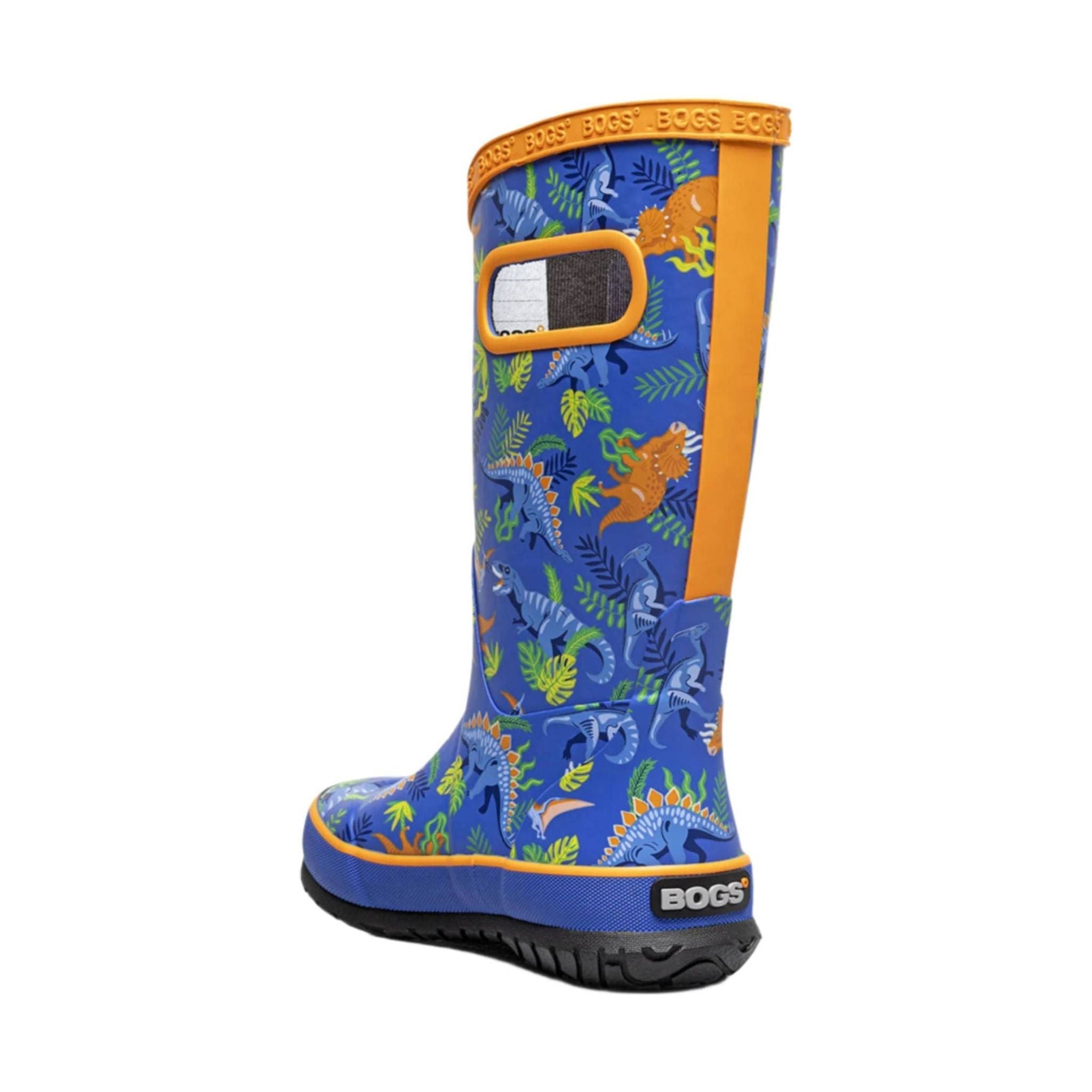 Bogs Kids' Dinosaur Jungle Rain Boots - Blue Multi by Lenny's Shoe & Apparel