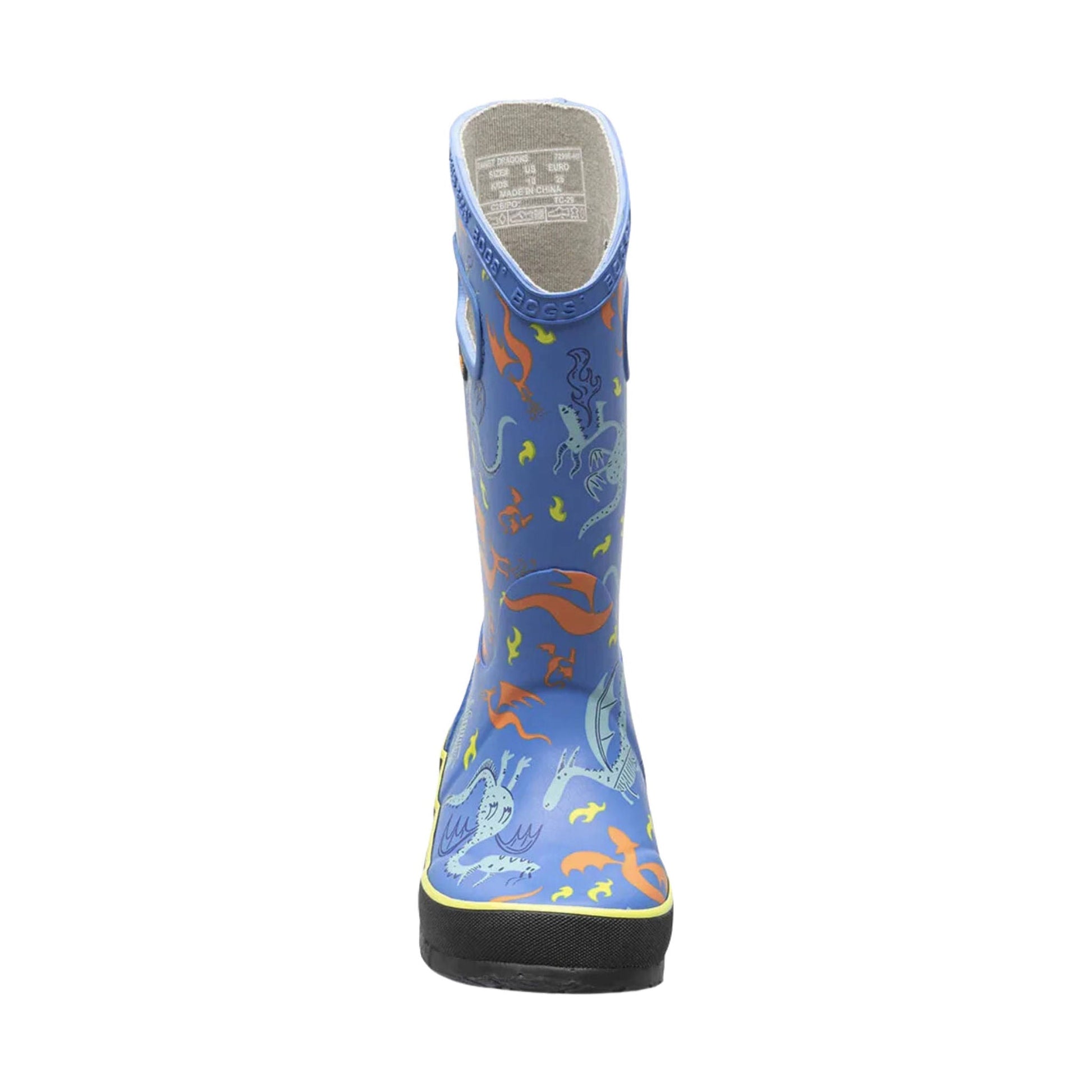 Bogs Kids' Dragons Rain Boots - Blue Multi by Lenny's Shoe & Apparel