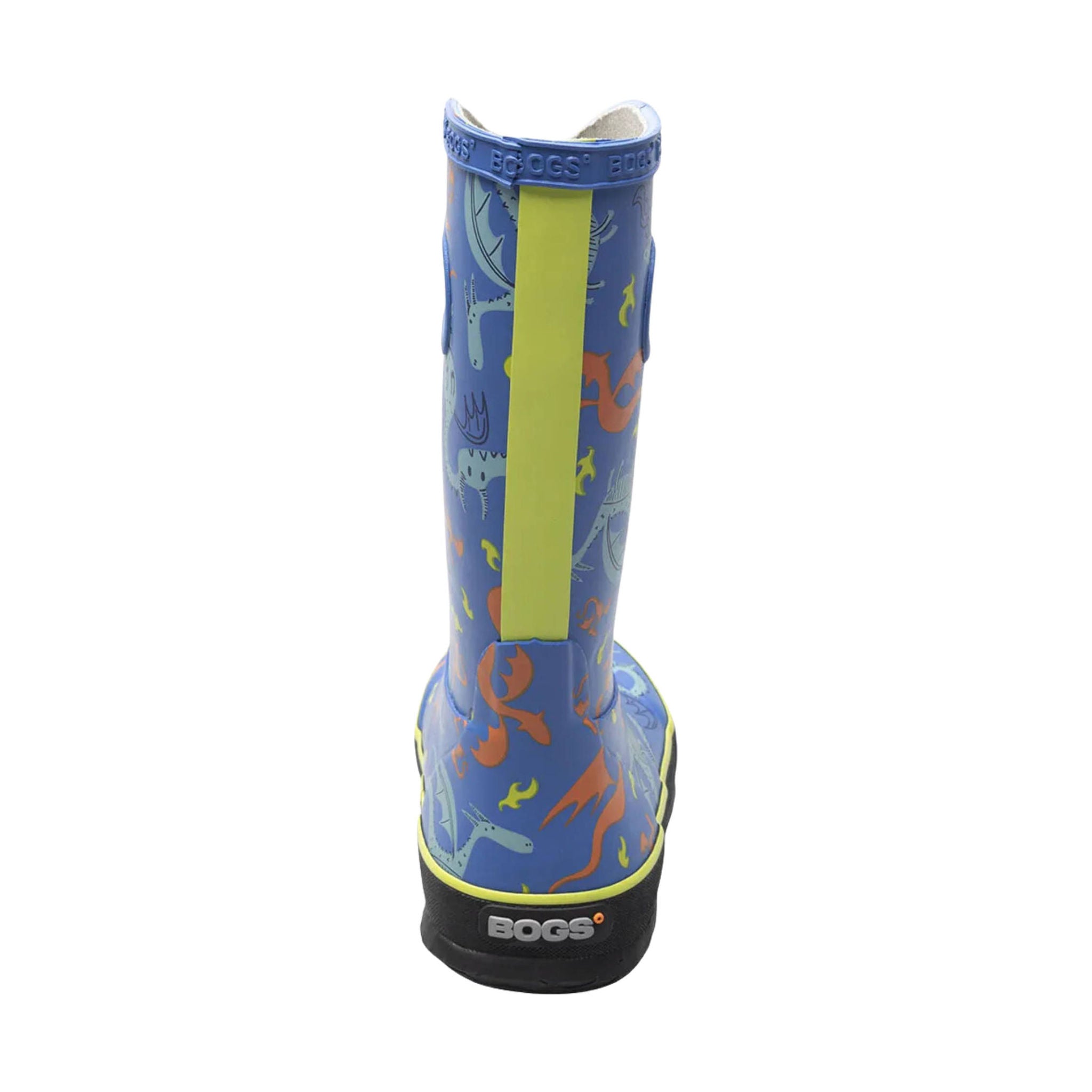 Bogs Kids' Dragons Rain Boots - Blue Multi by Lenny's Shoe & Apparel