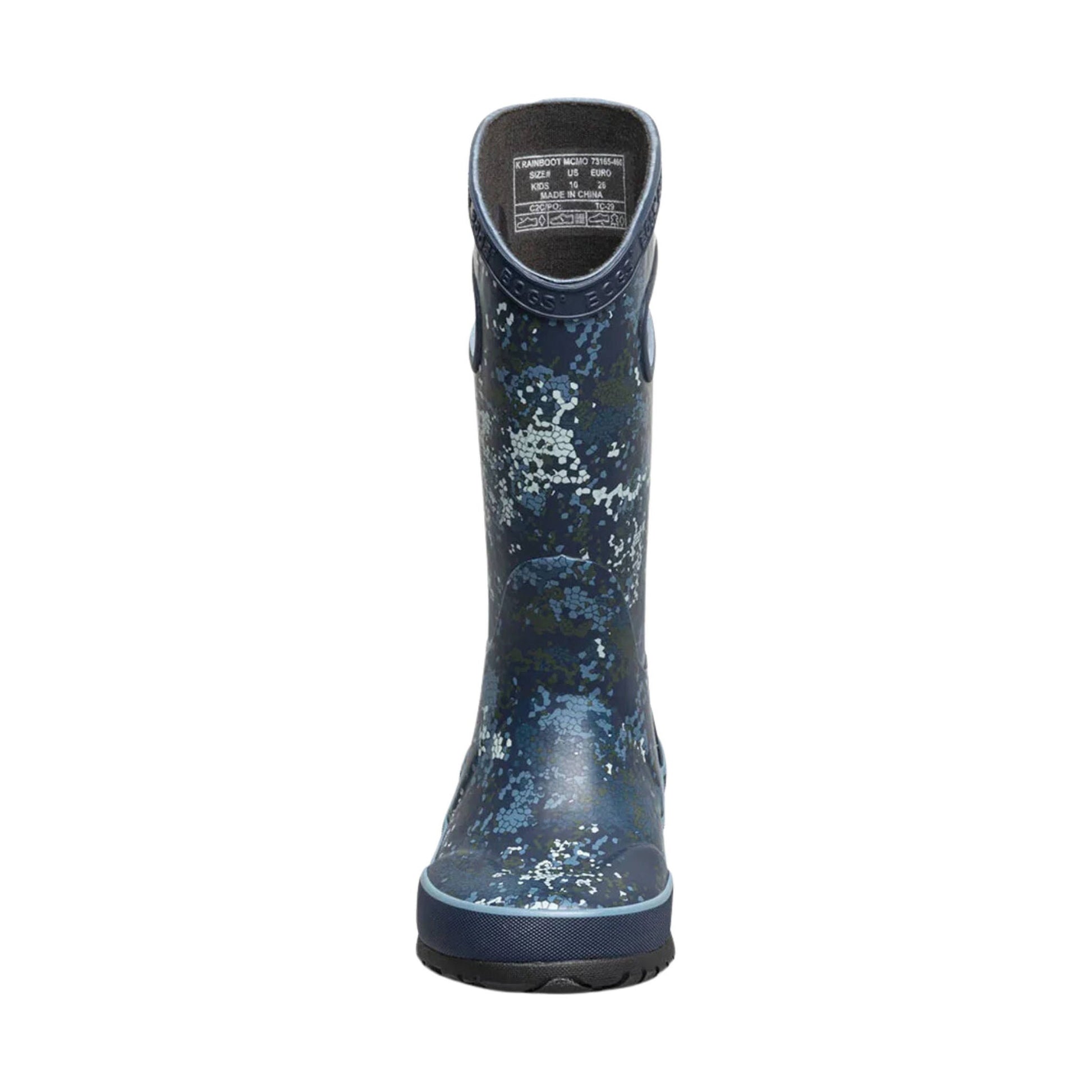 Bogs Kids' Micro Camo Rain Boots - Blue by Lenny's Shoe & Apparel