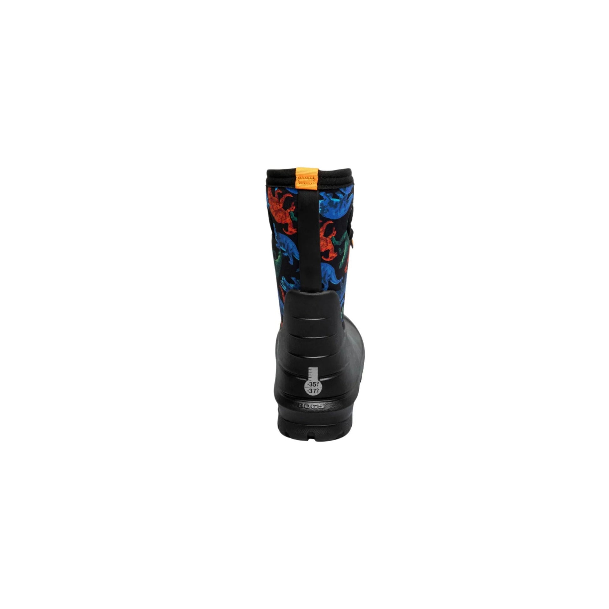 Bogs Kids' Neo Classic Real Dino Waterproof Winter Boots - Black Multi by Lenny's Shoe & Apparel