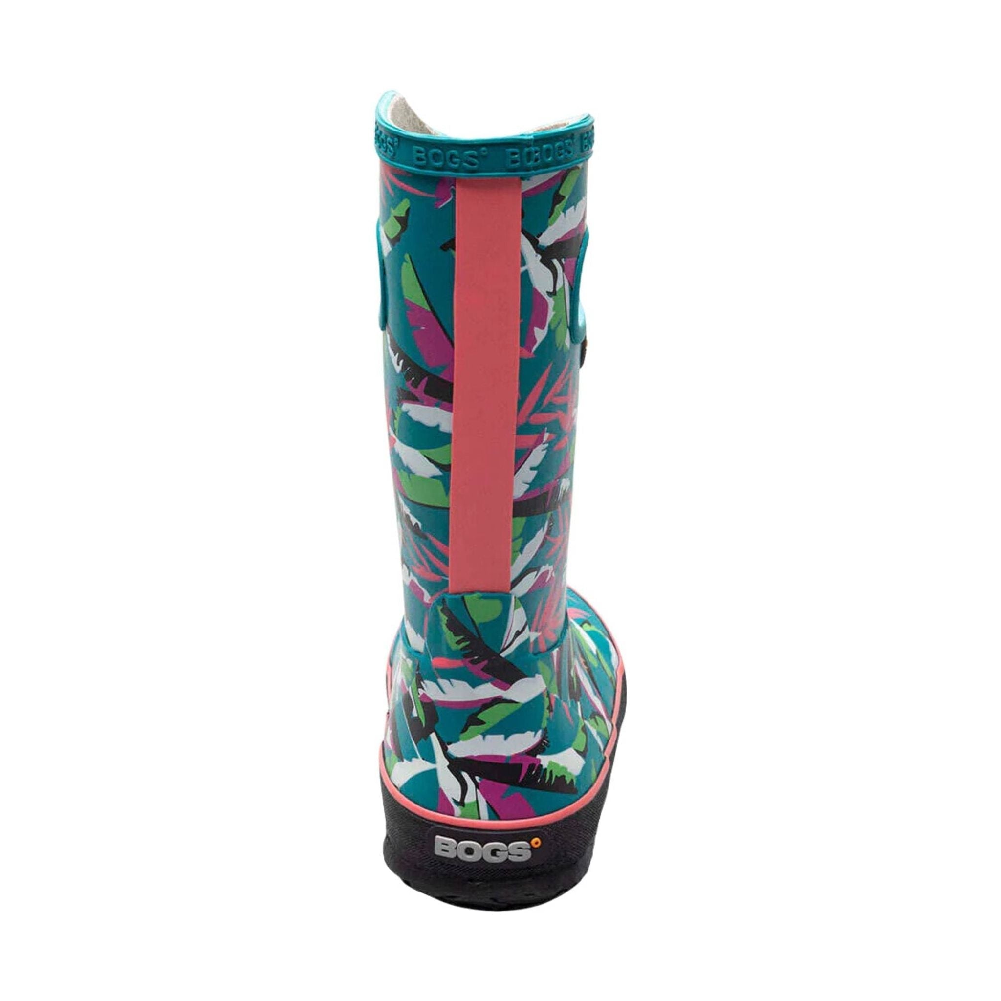 Bogs Kids' Palm Duo Rain Boots - Dark Turquoise by Lenny's Shoe & Apparel