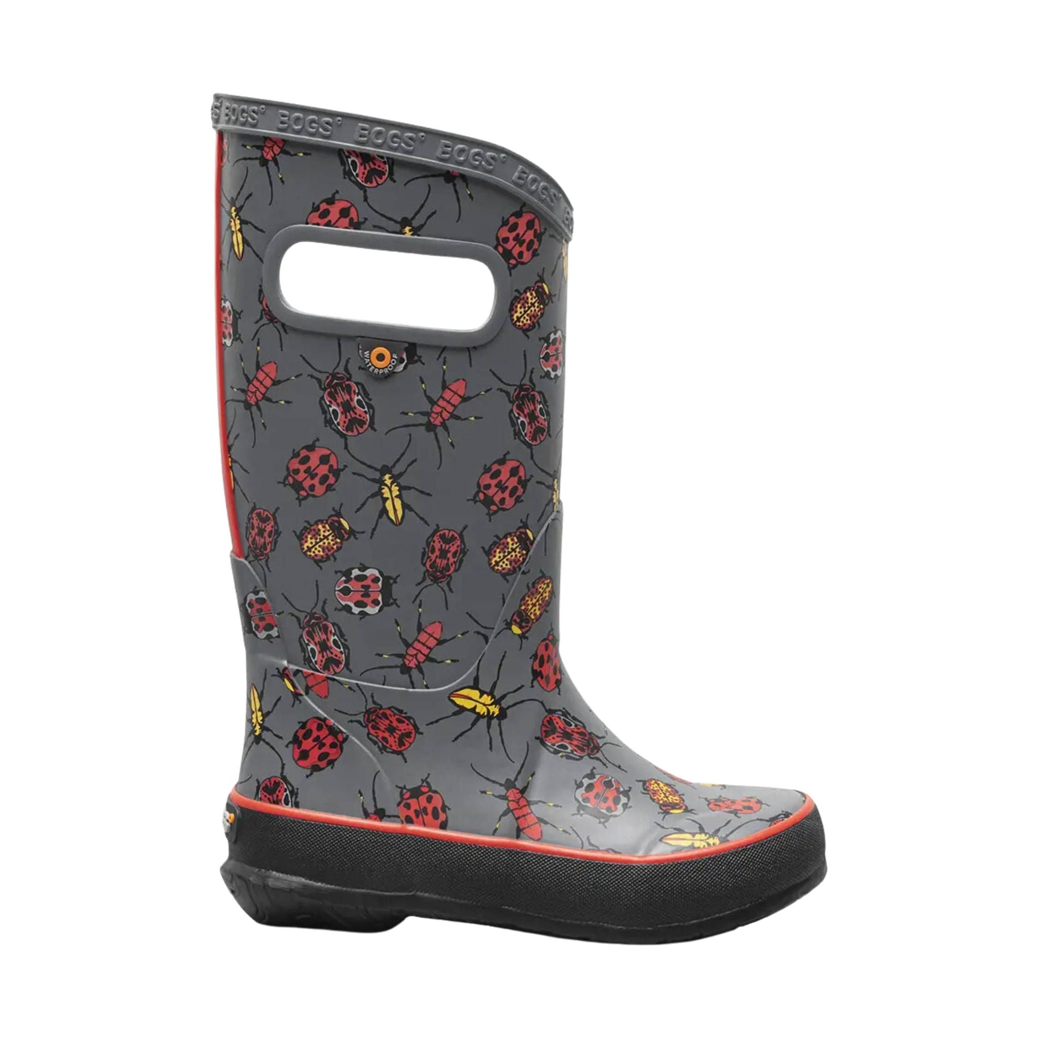 Bogs Kids' Rainboot Bugs - Gray by Lenny's Shoe & Apparel