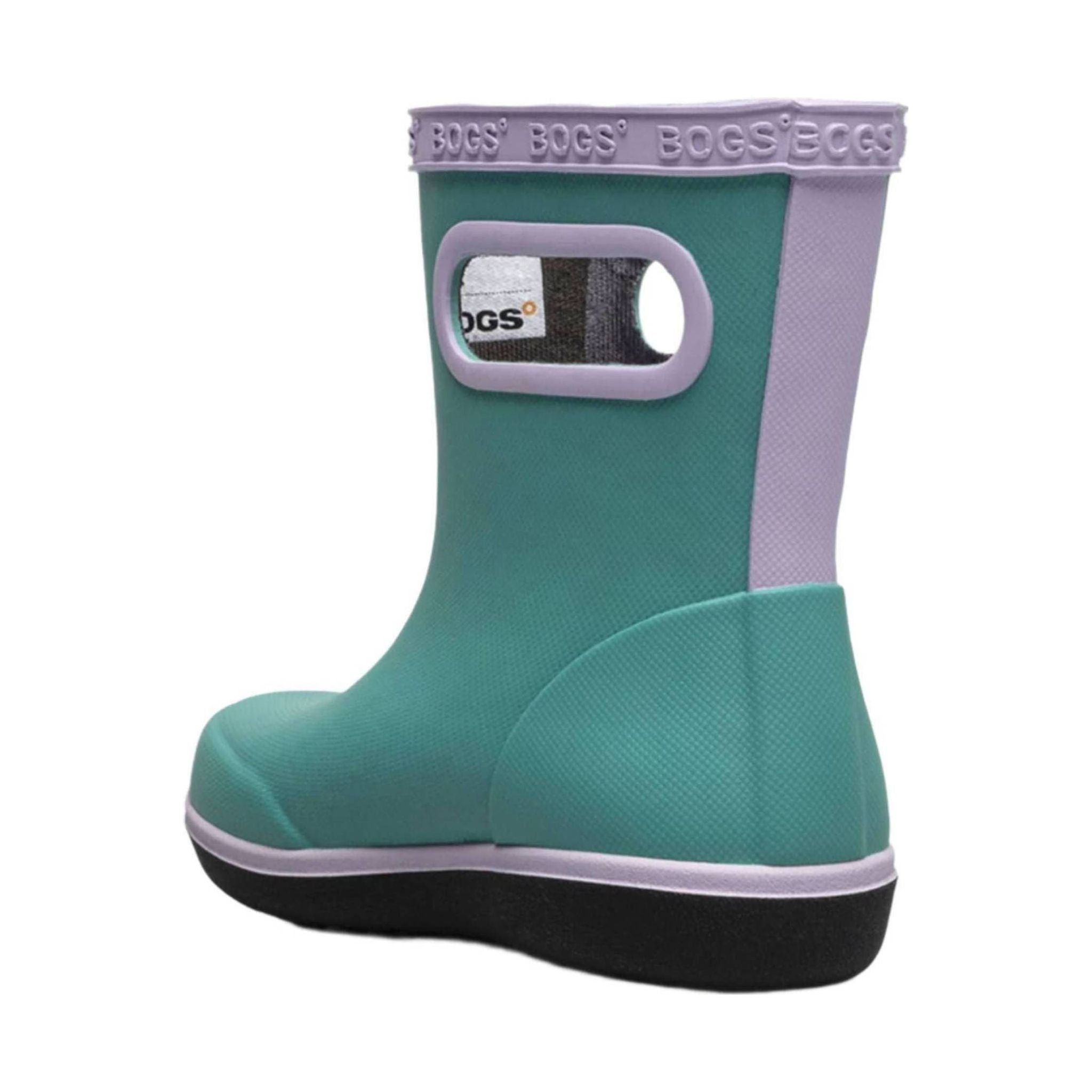Bogs Kids' Skipper II Solid Rain Boots - Teal by Lenny's Shoe & Apparel