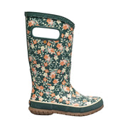 Bogs Kids' Small Floral Rain Boots - Emerald Multi by Lenny's Shoe & Apparel