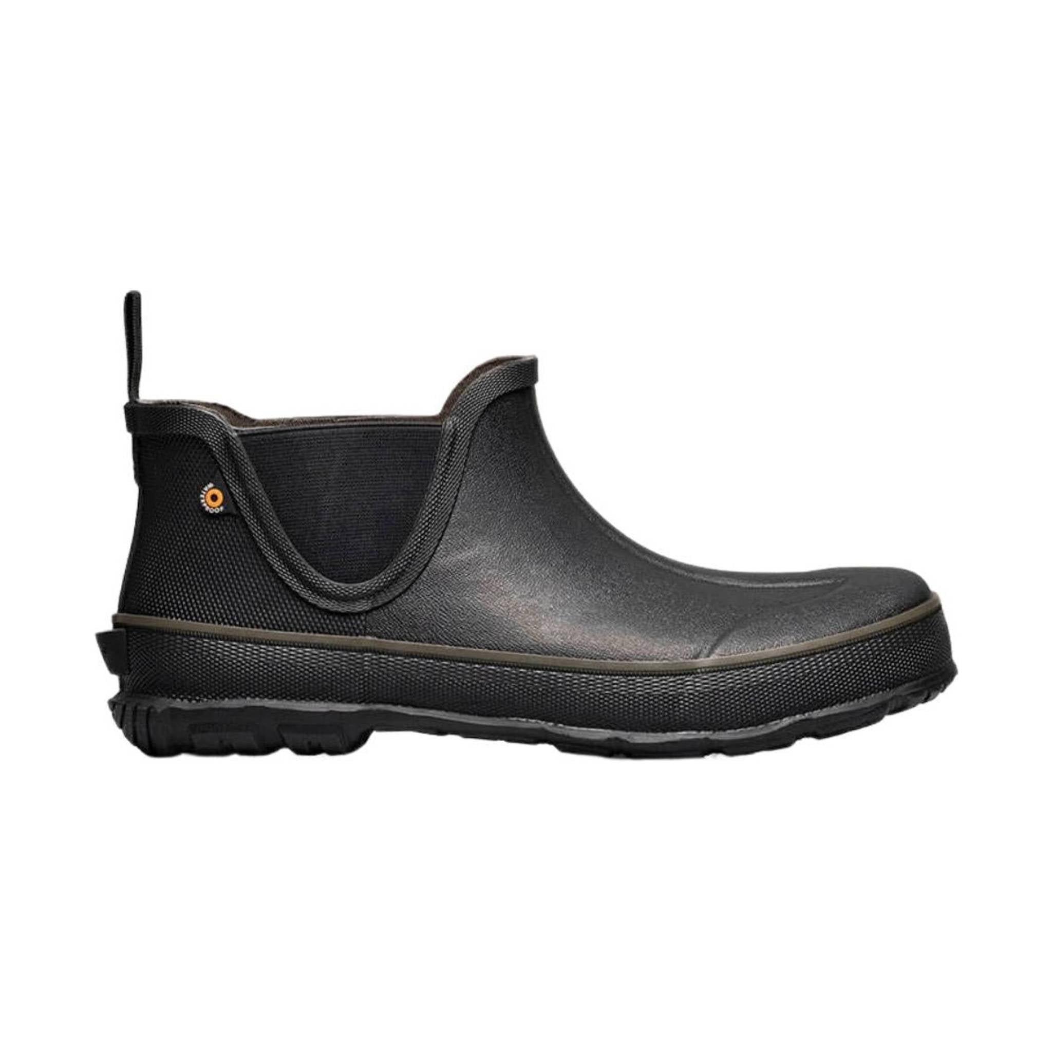 Bogs Men's Digger Slip On Farm Rain Boot - Black by Lenny's Shoe & Apparel