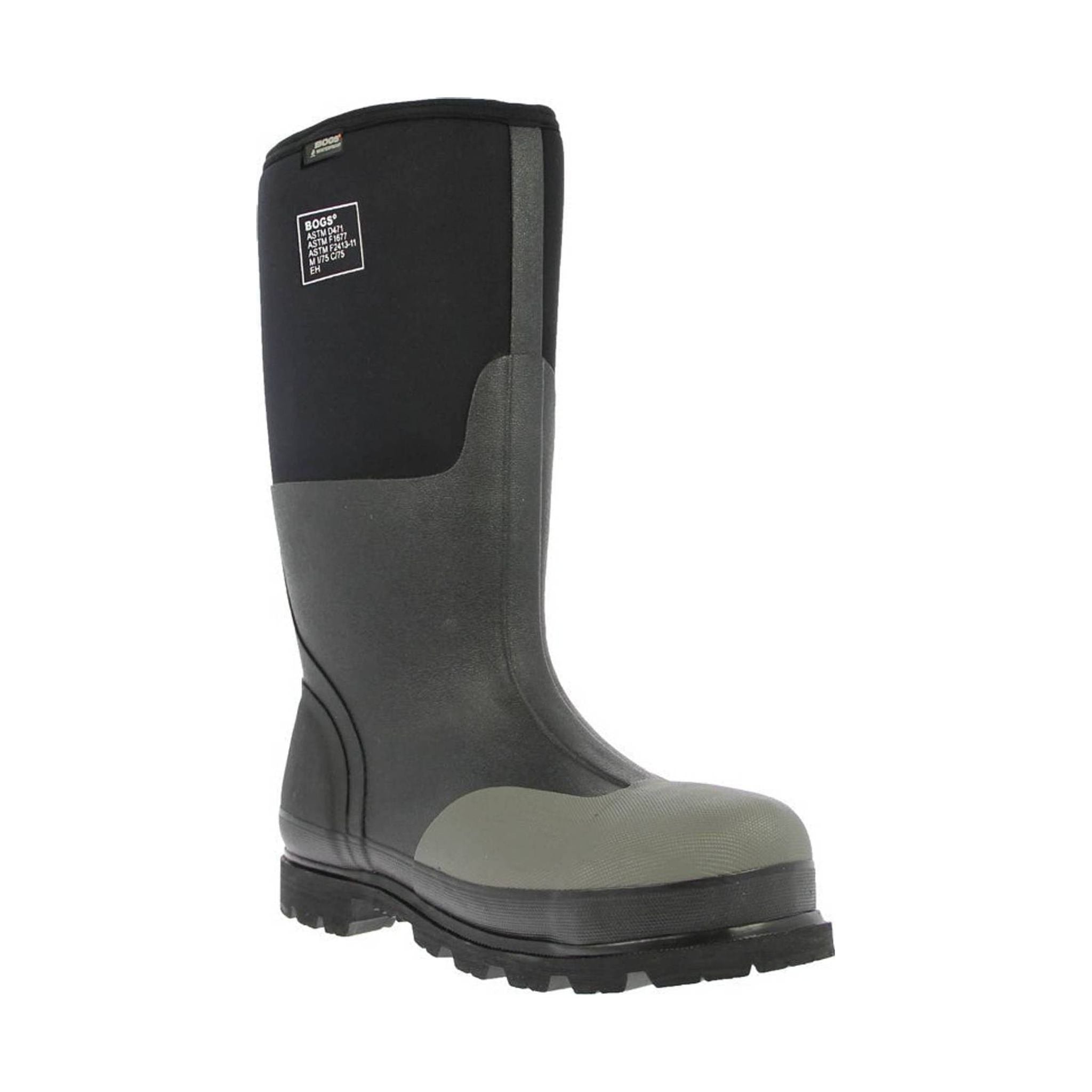 Bogs Men's Forge Steel Toe Work Rain Boot - Black by Lenny's Shoe & Apparel