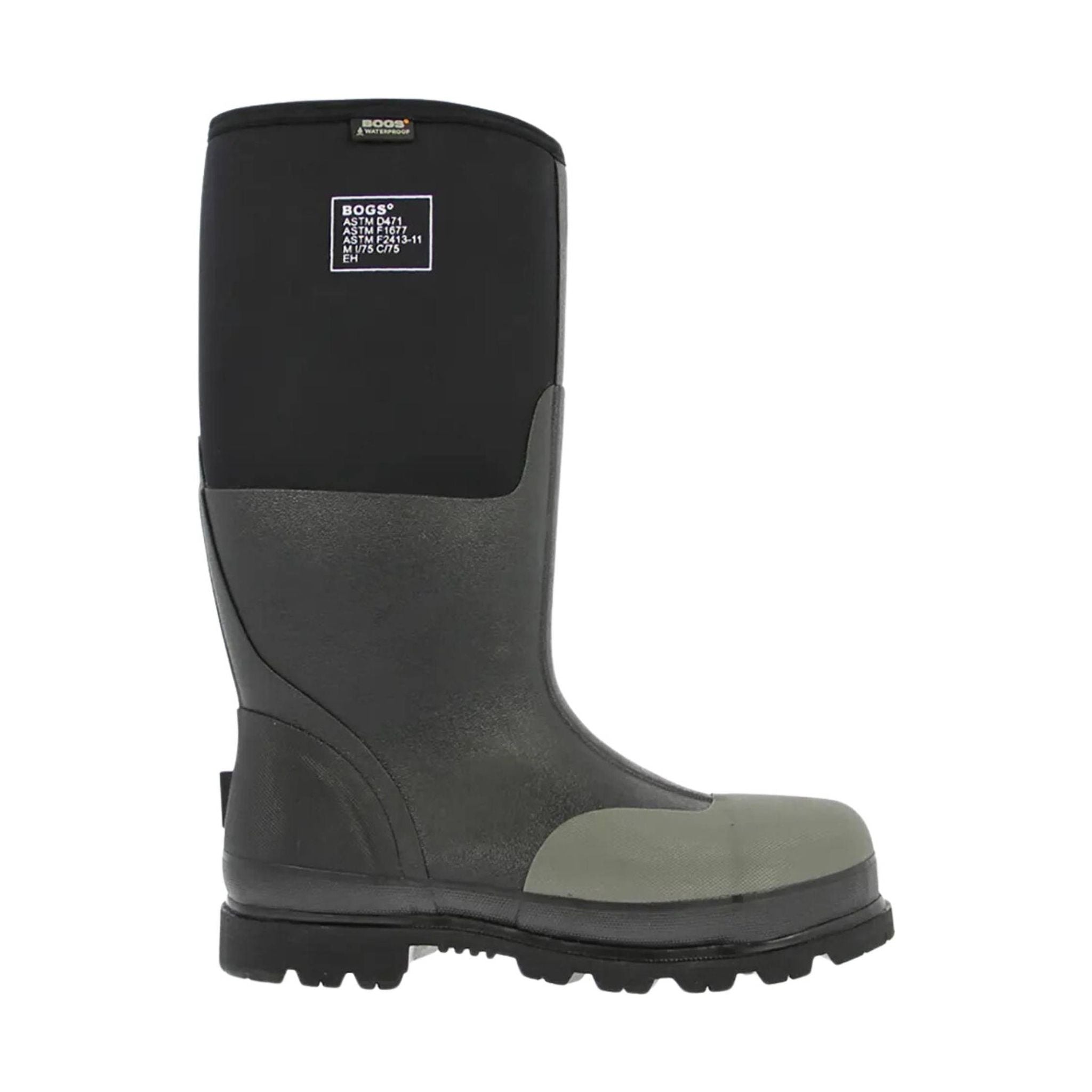 Bogs Men's Forge Steel Toe Work Rain Boot - Black by Lenny's Shoe & Apparel