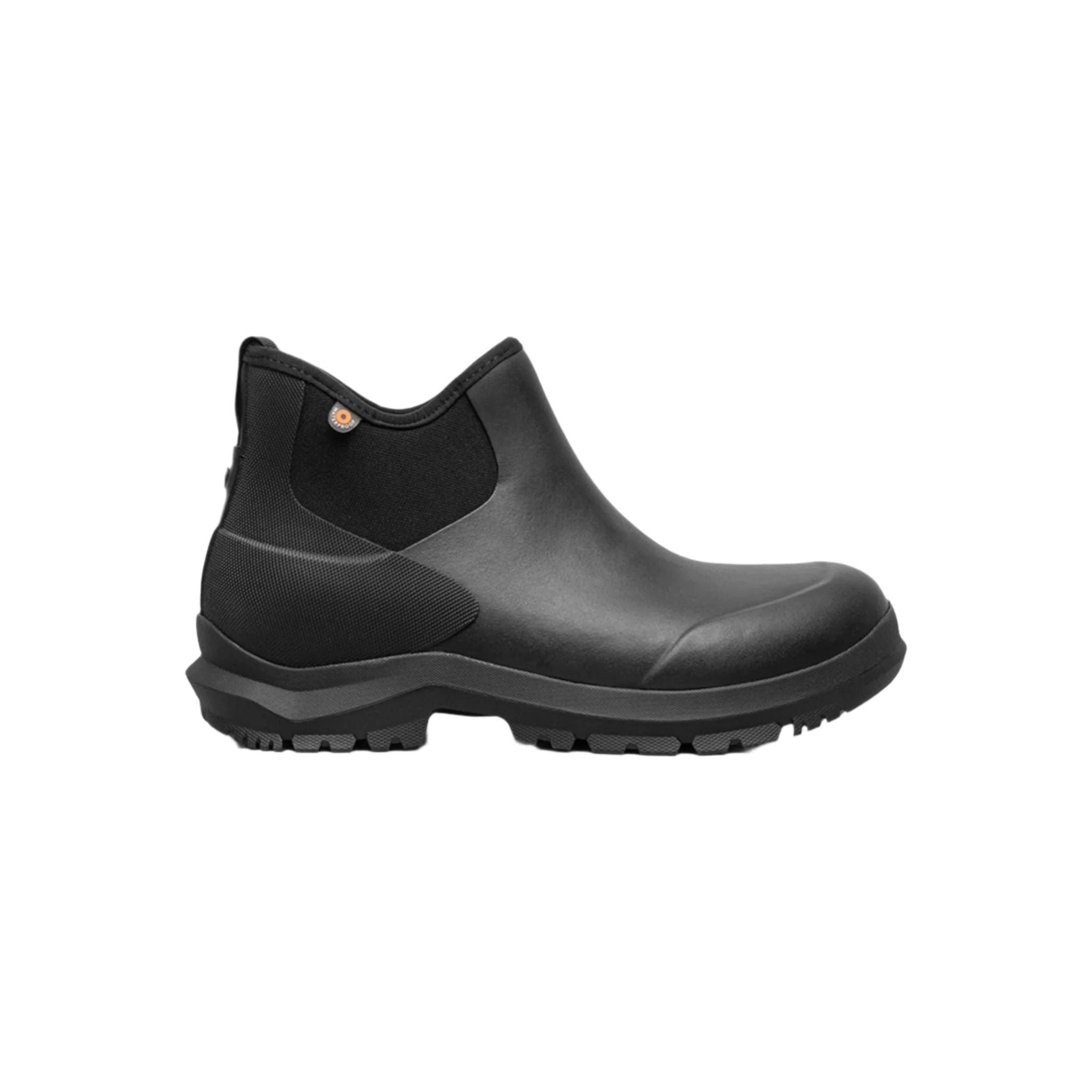 Bogs Men's Sauvie Chelsea Slip On Waterproof Boots - Black by Lenny's Shoe & Apparel