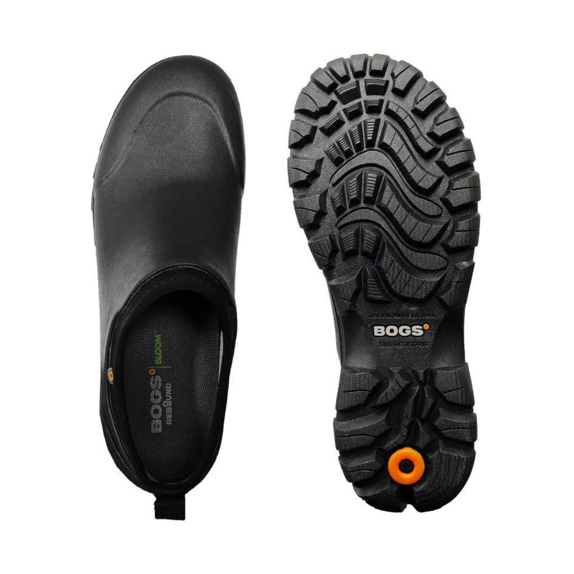 Bogs Men's Sauvie Slip On Rain Boot - Black by Lenny's Shoe & Apparel