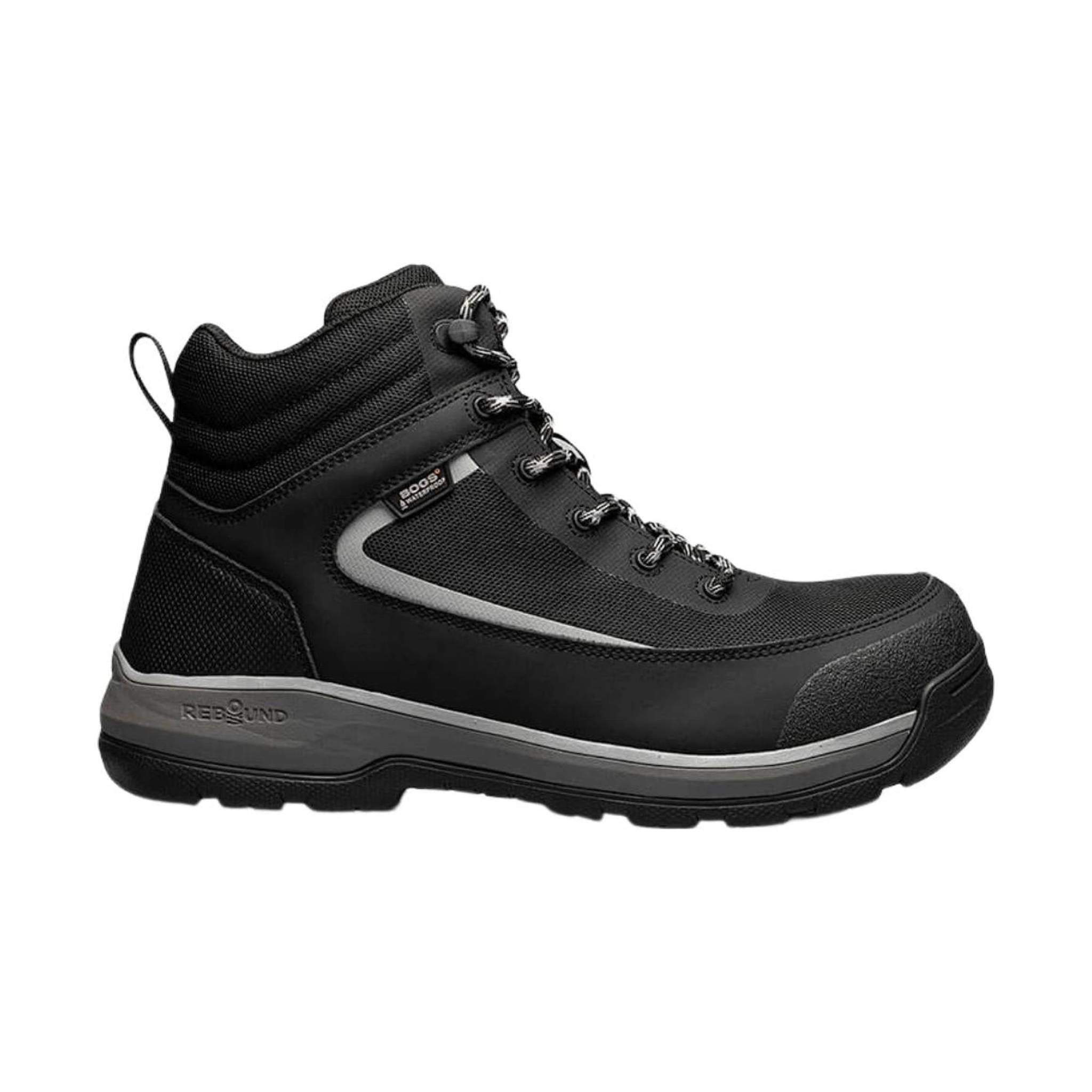 Bogs Men's Shale Mid Composite Toe Work Boot - Black by Lenny's Shoe & Apparel