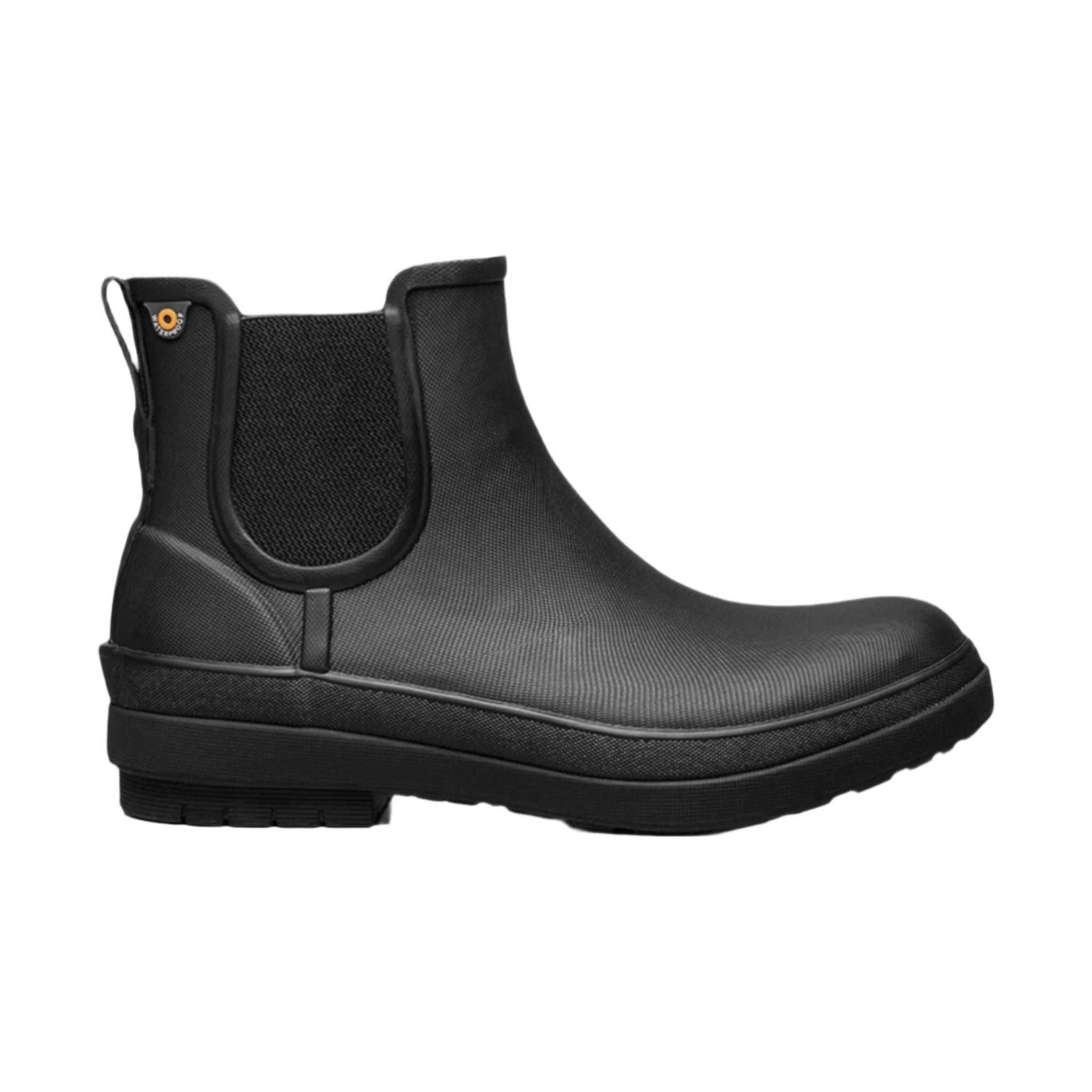 Bogs Women's Amanda II Chelsea Slip On Rain Boot - Black by Lenny's Shoe & Apparel
