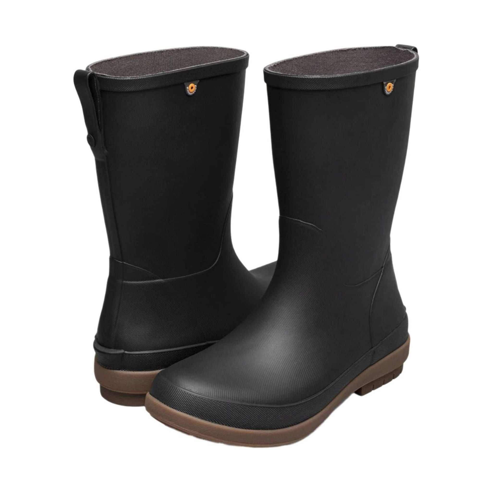 Bogs Women's Amanda II Mid Rain Boots - Black by Lenny's Shoe & Apparel