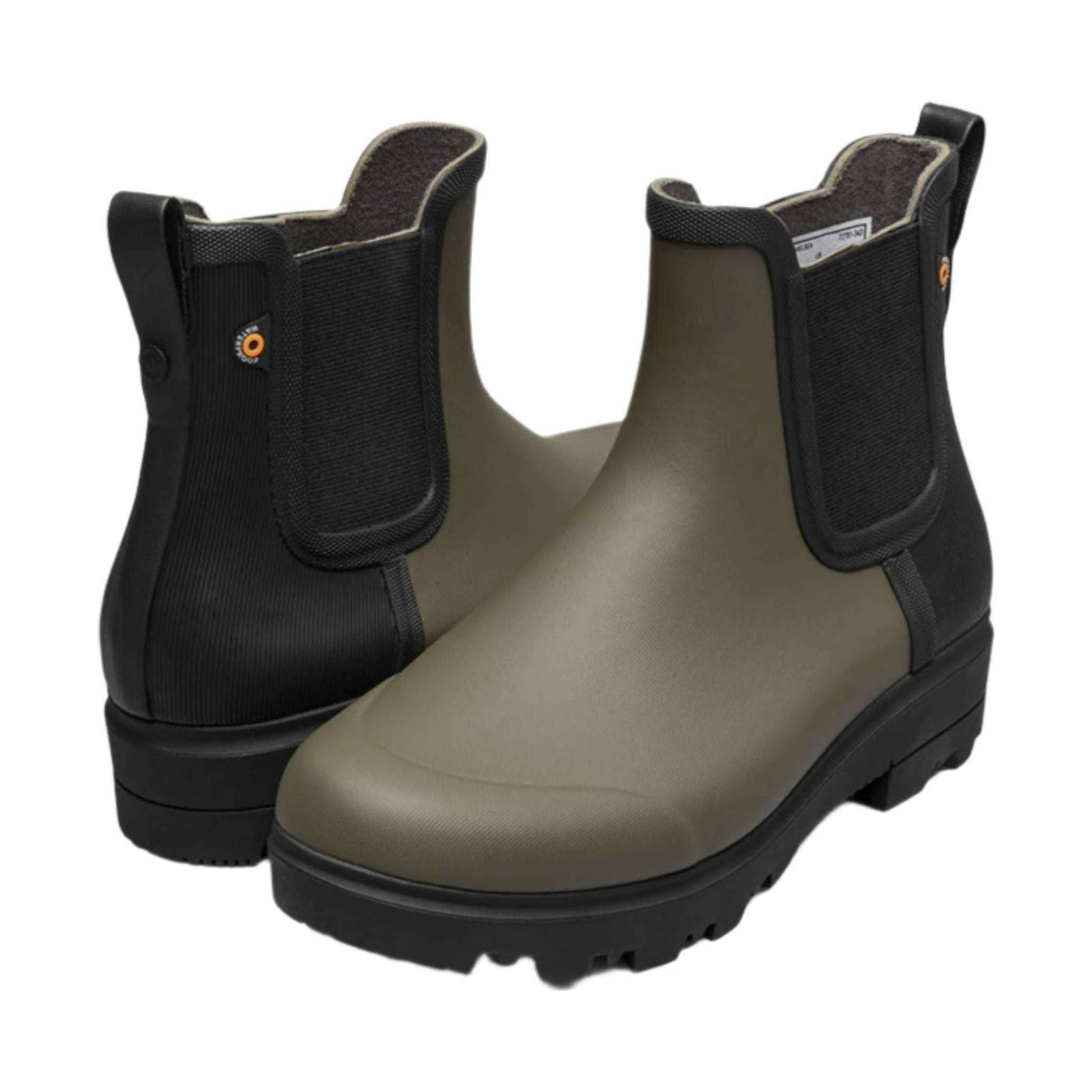 Bogs Women's Holly Chelsea Rain Boots - Army Green by Lenny's Shoe & Apparel