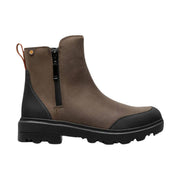 Bogs Women's Holly Zip Leather Rain Boot - Brown by Lenny's Shoe & Apparel