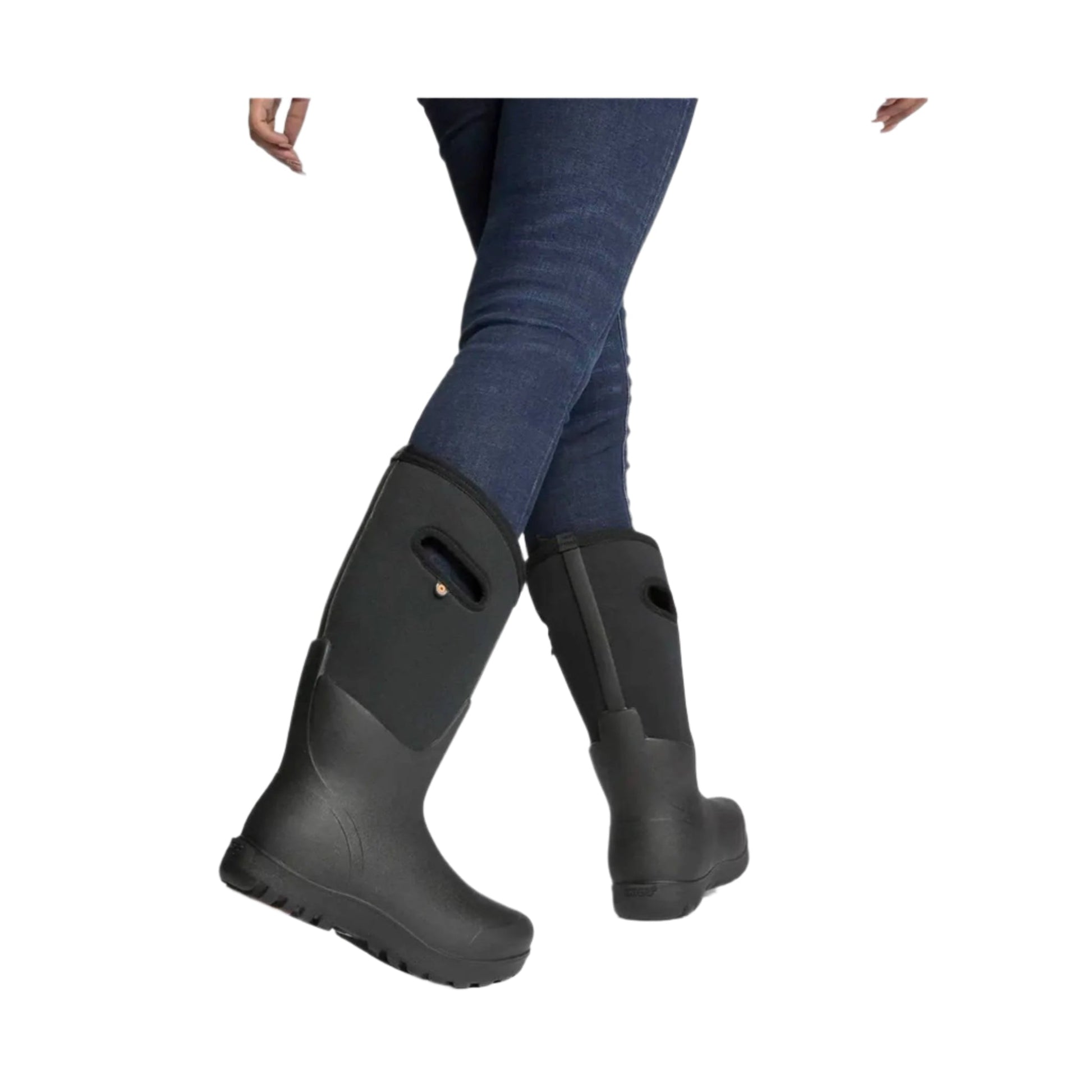 Bogs Women's Neo Classic Tall Pull On Rain Boot - Black by Lenny's Shoe & Apparel