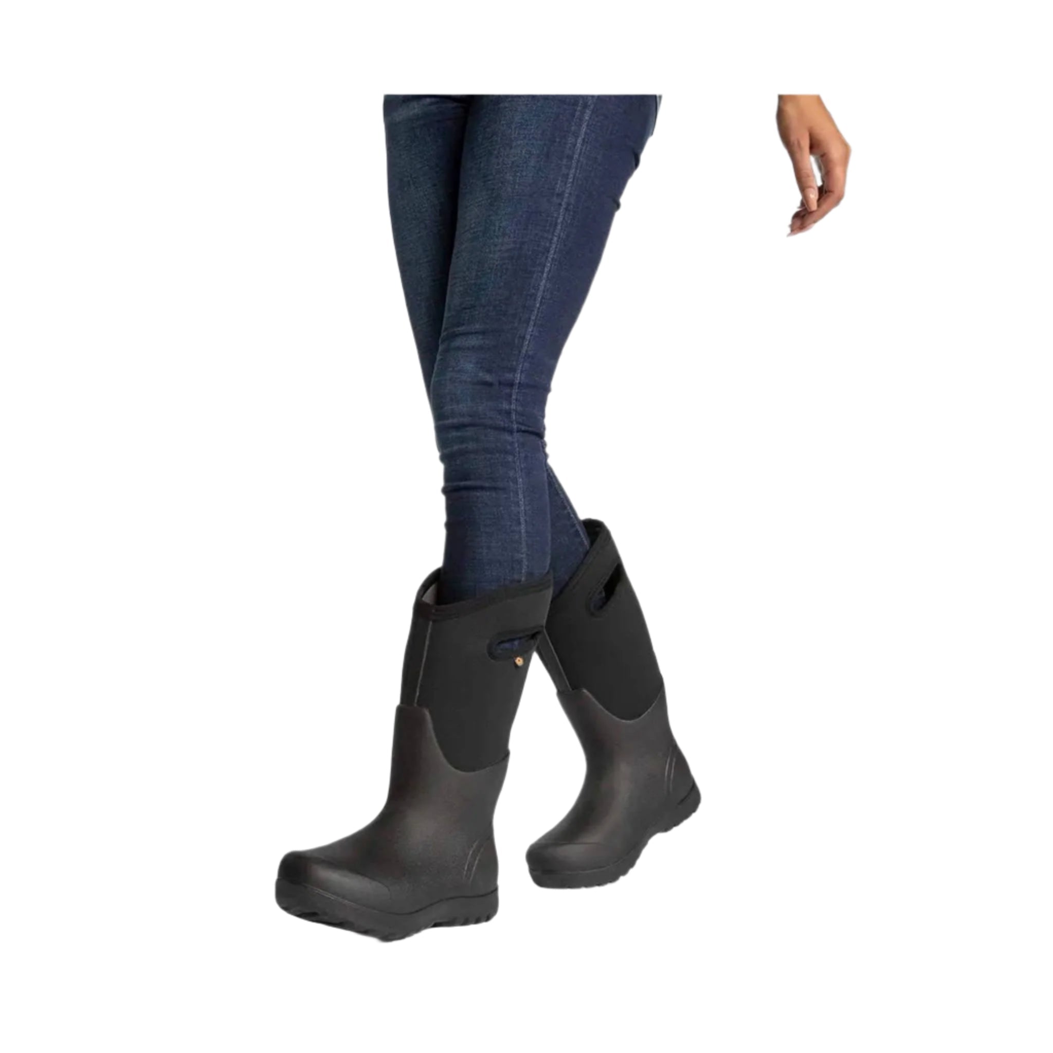 Bogs Women's Neo Classic Tall Pull On Rain Boot - Black by Lenny's Shoe & Apparel