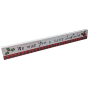 We Wish You a Merry Christmas - Tabletop Shelf Sitter
