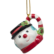 Holiday Icon Mug Ornament - Snowman