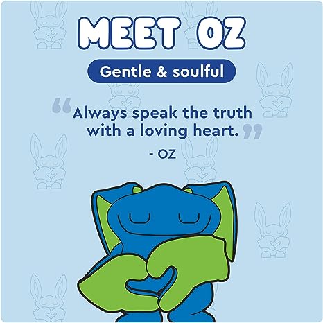 Bumpas Weighted Sensory Plush Oz Blue & Green by Homeportonline