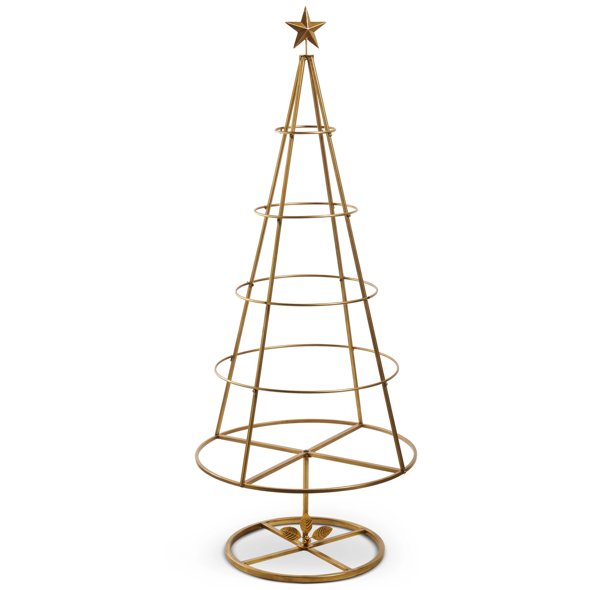 Iron Ornament Stand Tree - Gold -