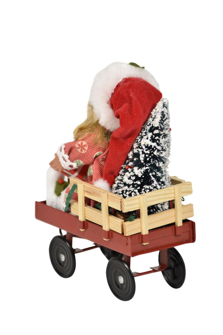 Toddler in Wagon