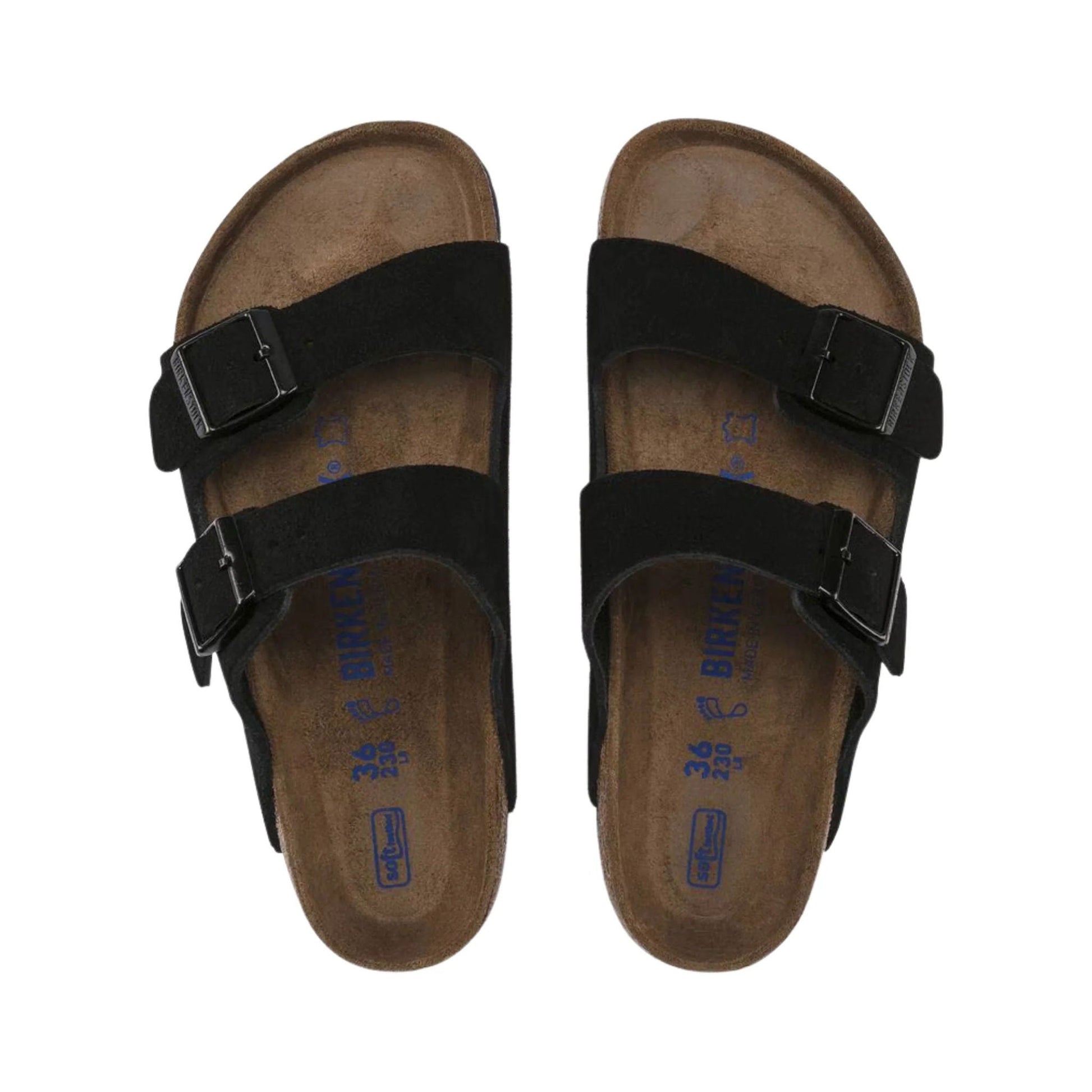 Brikenstock Arizona Soft Footbed Sandal - Black by Lenny's Shoe & Apparel