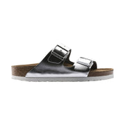 Brikenstock Arizona Soft Footbed Sandal - Metallic Silver by Lenny's Shoe & Apparel