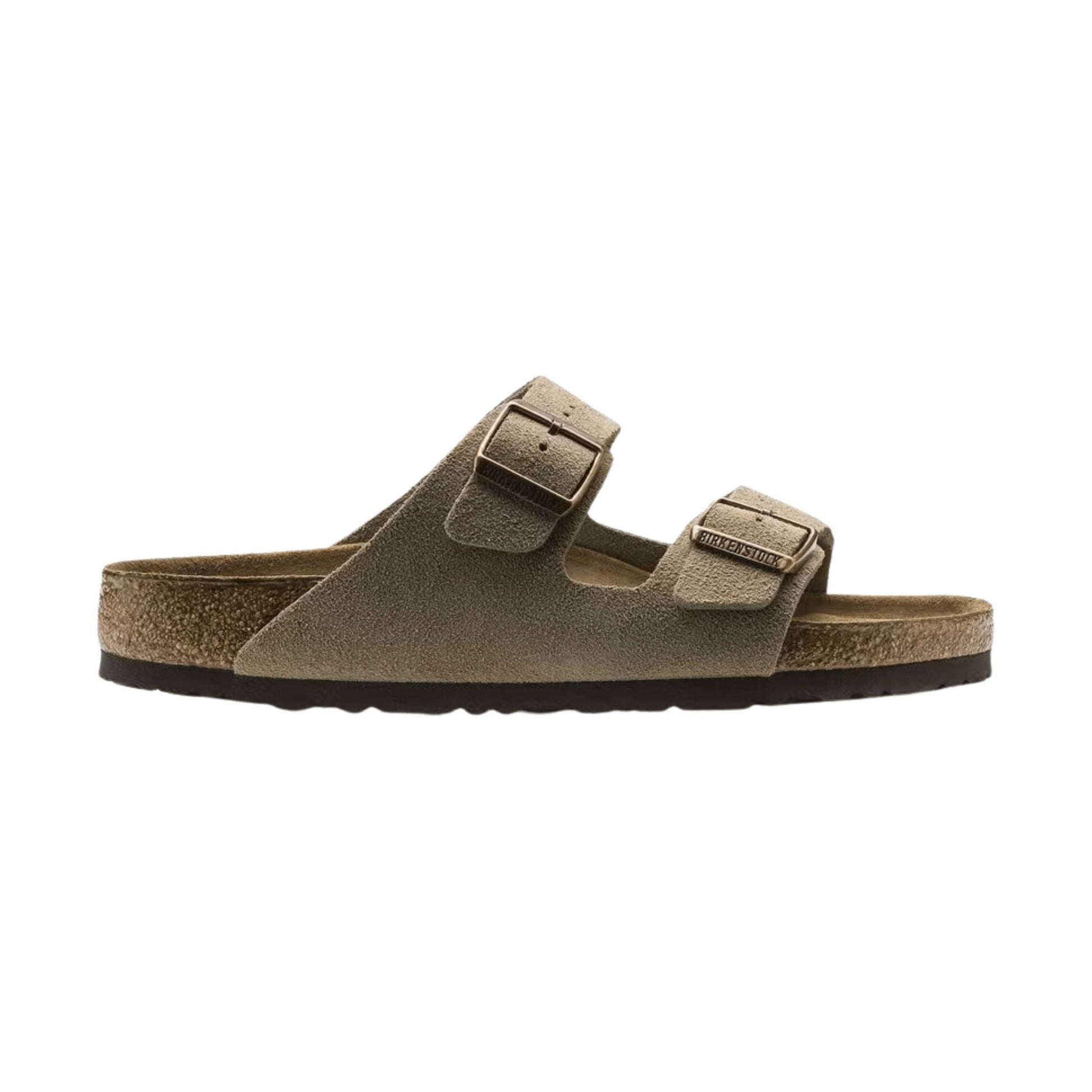 Brikenstock Arizona Soft Footbed Sandal - Suede Taupe by Lenny's Shoe & Apparel