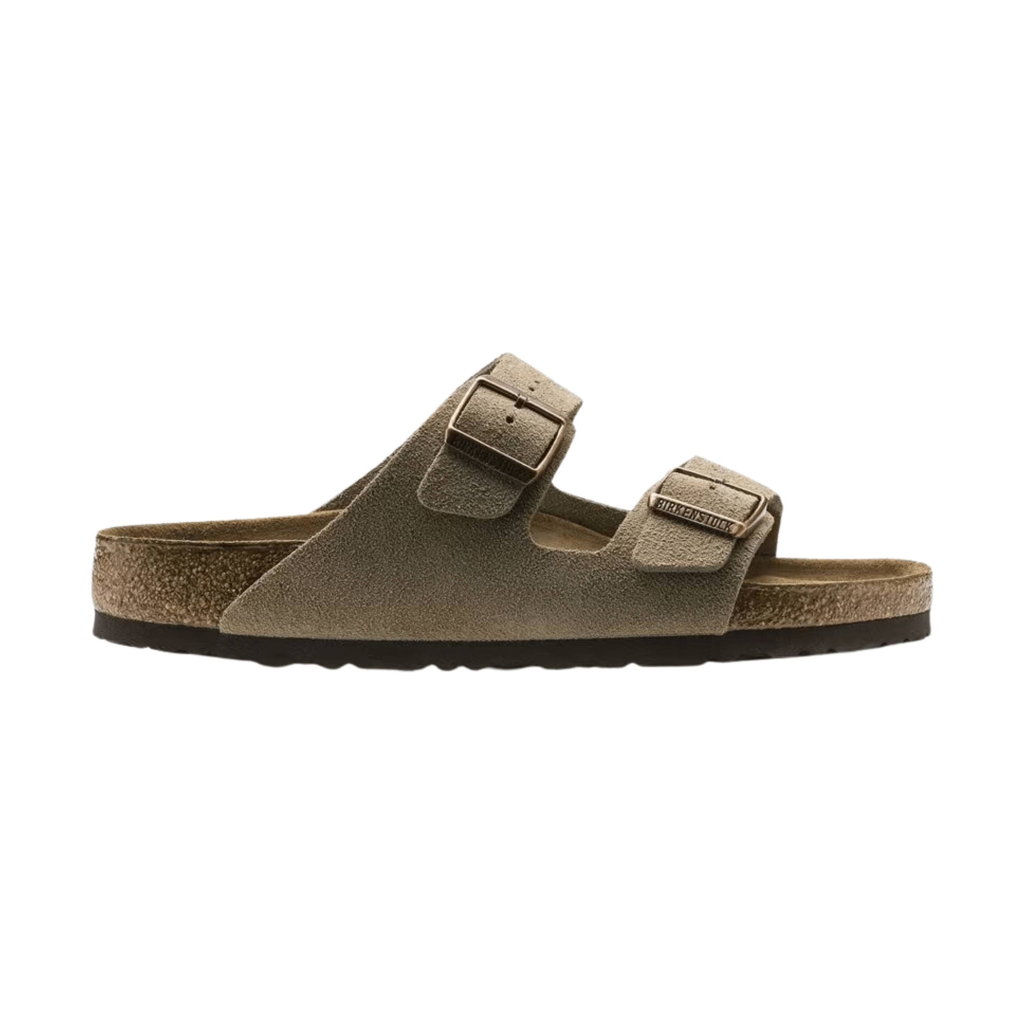 Brikenstock Arizona Soft Footbed Sandal - Suede Taupe by Lenny's Shoe & Apparel