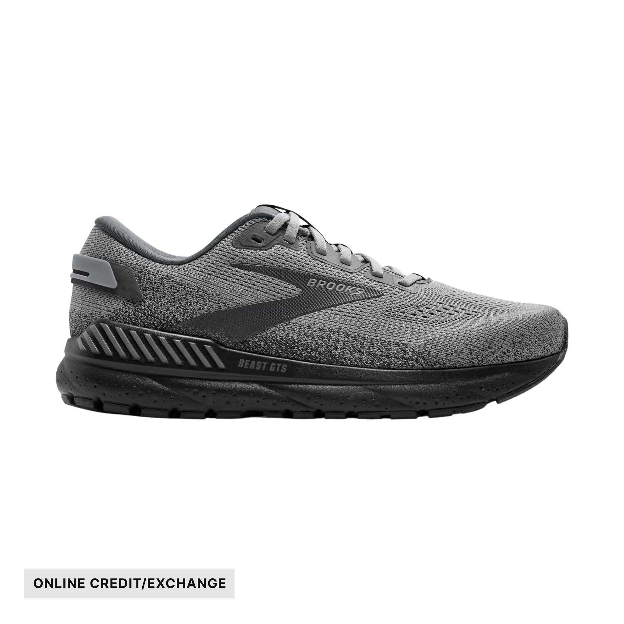 Brooks Men's Beast GTS 24 Road Running Shoes - Primer Grey/Ebony