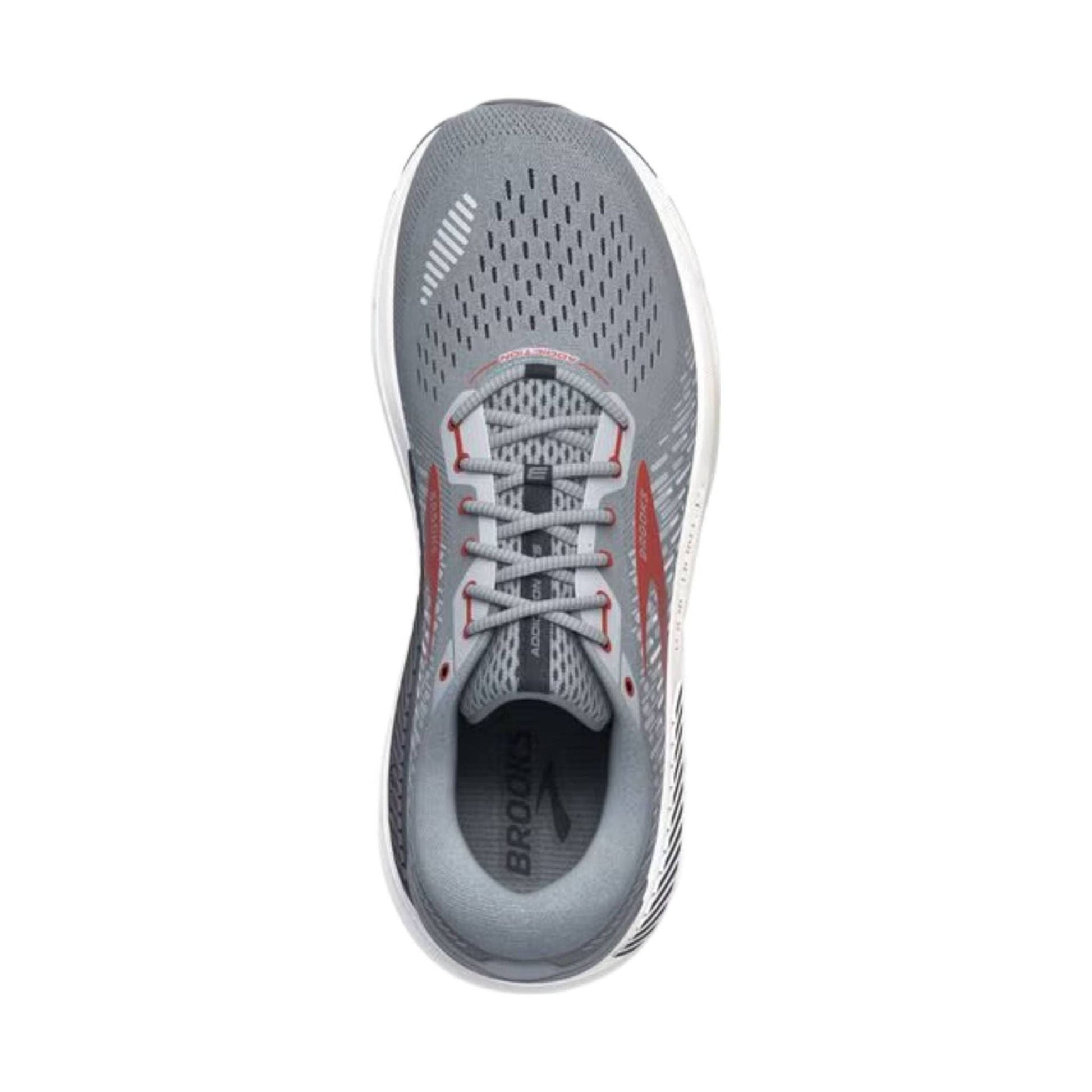 Brooks Men's Addiction GTS 15 Running Shoes - Grey/Ebony/Chili Oil by Lenny's Shoe & Apparel